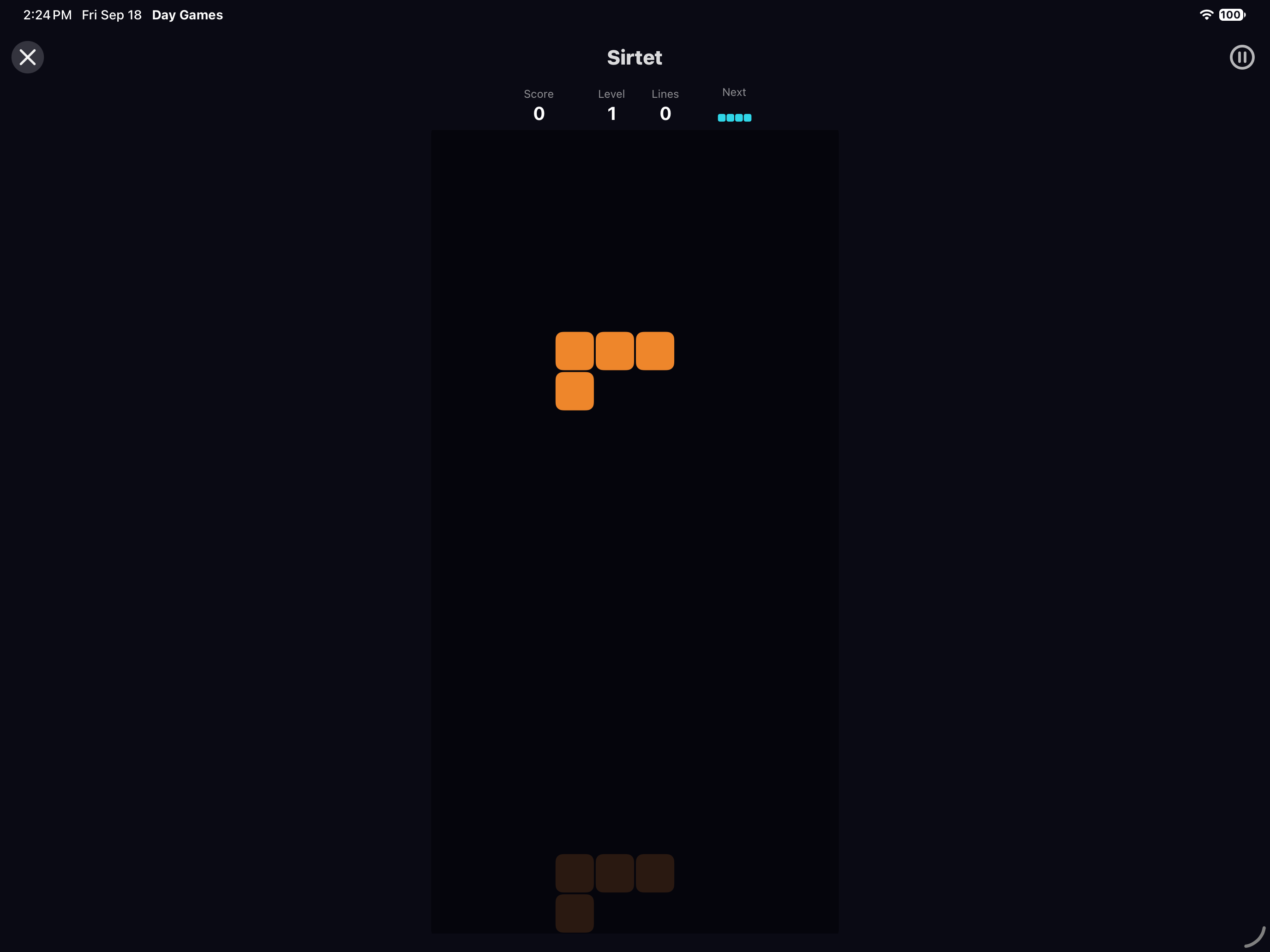 Sirtet — iOS (UIKit) · iPad