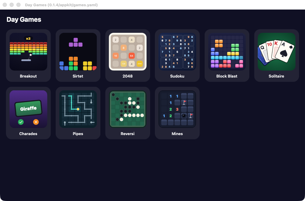 Day Games screenshot 1 (en)
