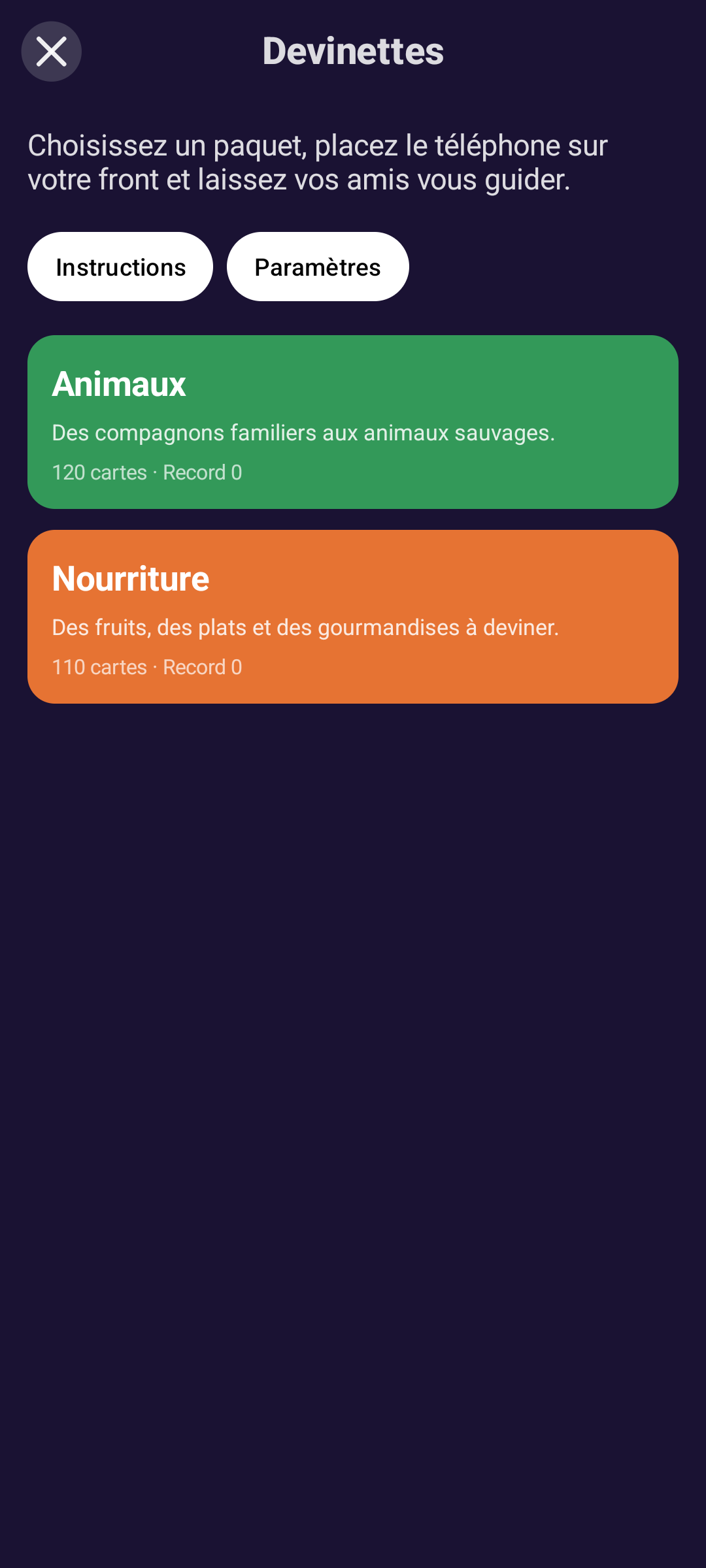 Devinettes — Android (Material) · Phone