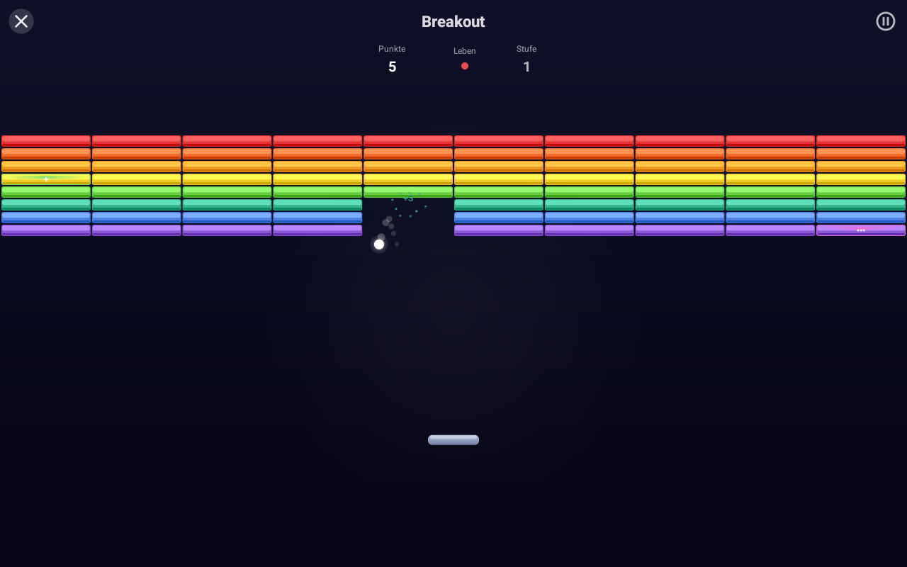 Breakout — Android (Material) · Tablet