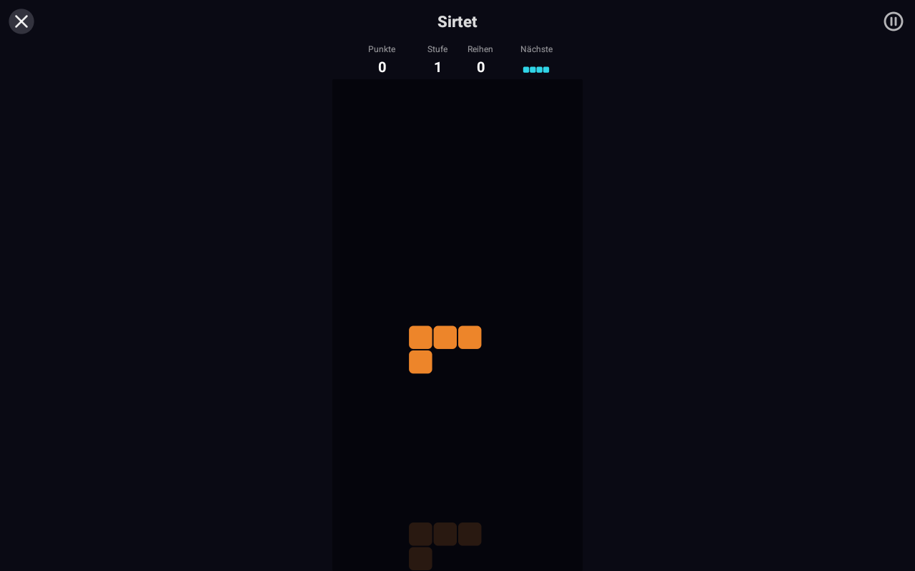 Sirtet — Android (Material) · Tablet