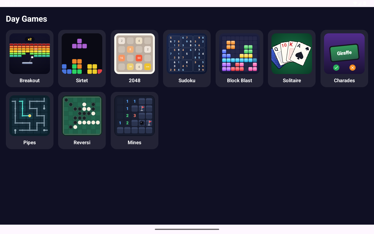Home, Android Tablet