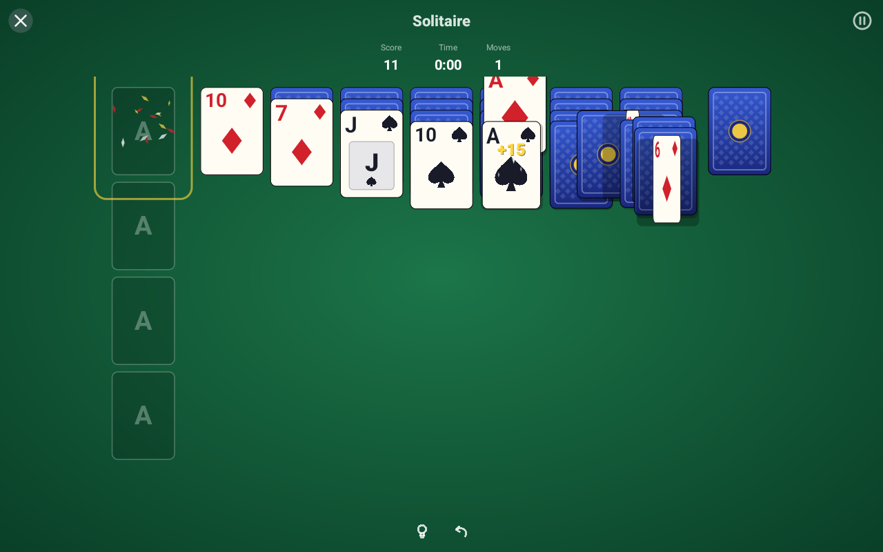Solitaire Flight, Android Tablet