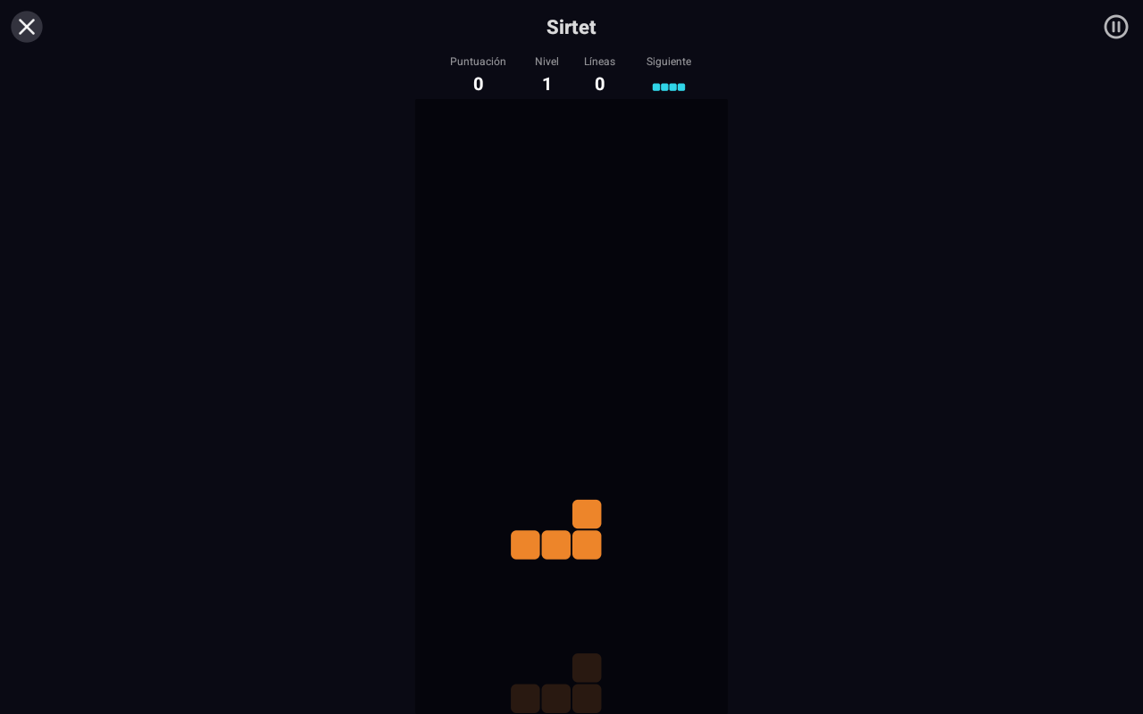 Sirtet — Android (Material) · Tablet
