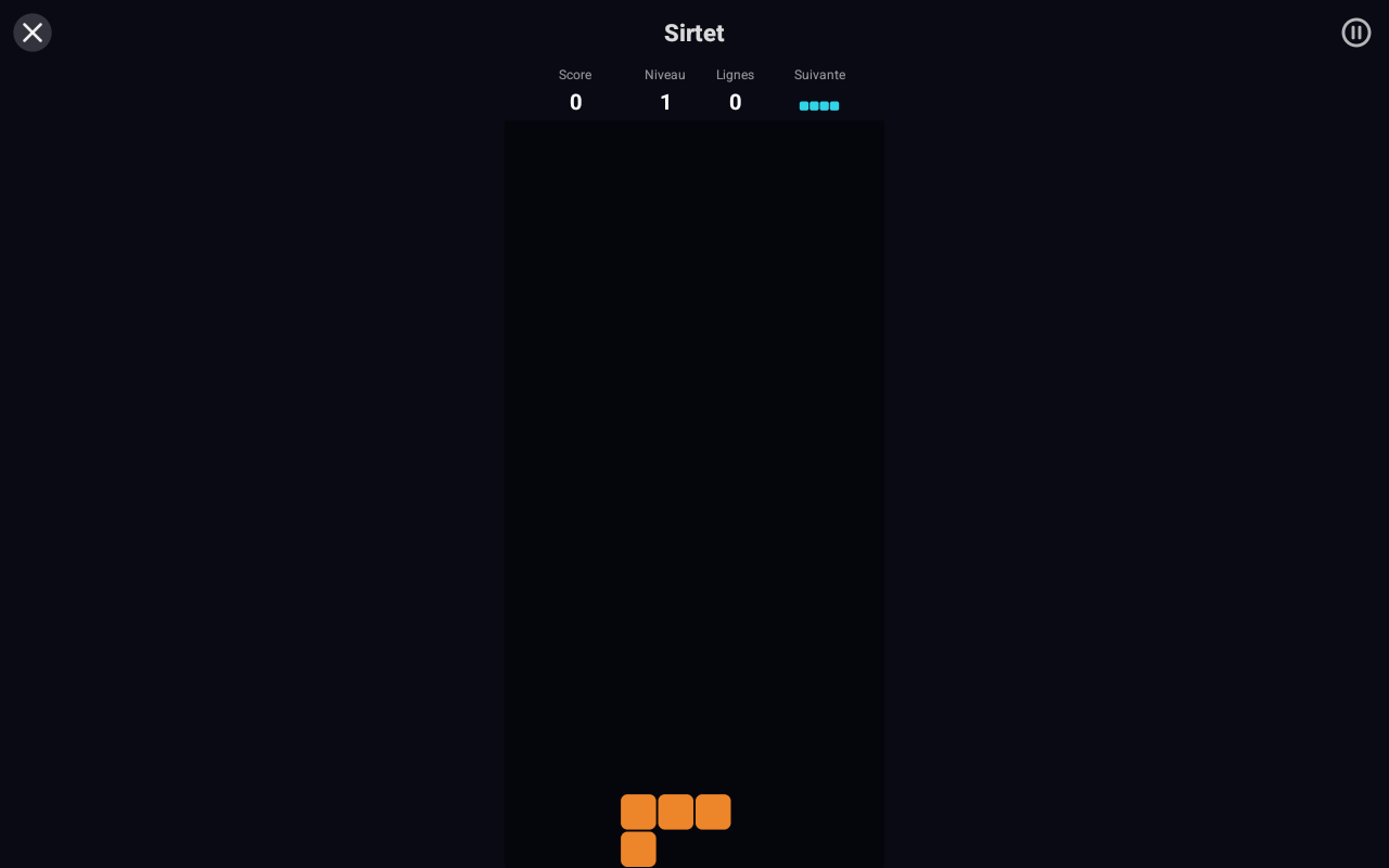Sirtet — Android (Material) · Tablet