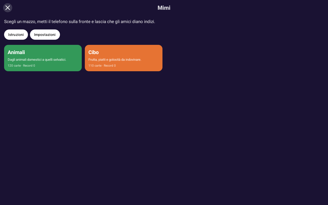 Mimi — Android (Material) · Tablet