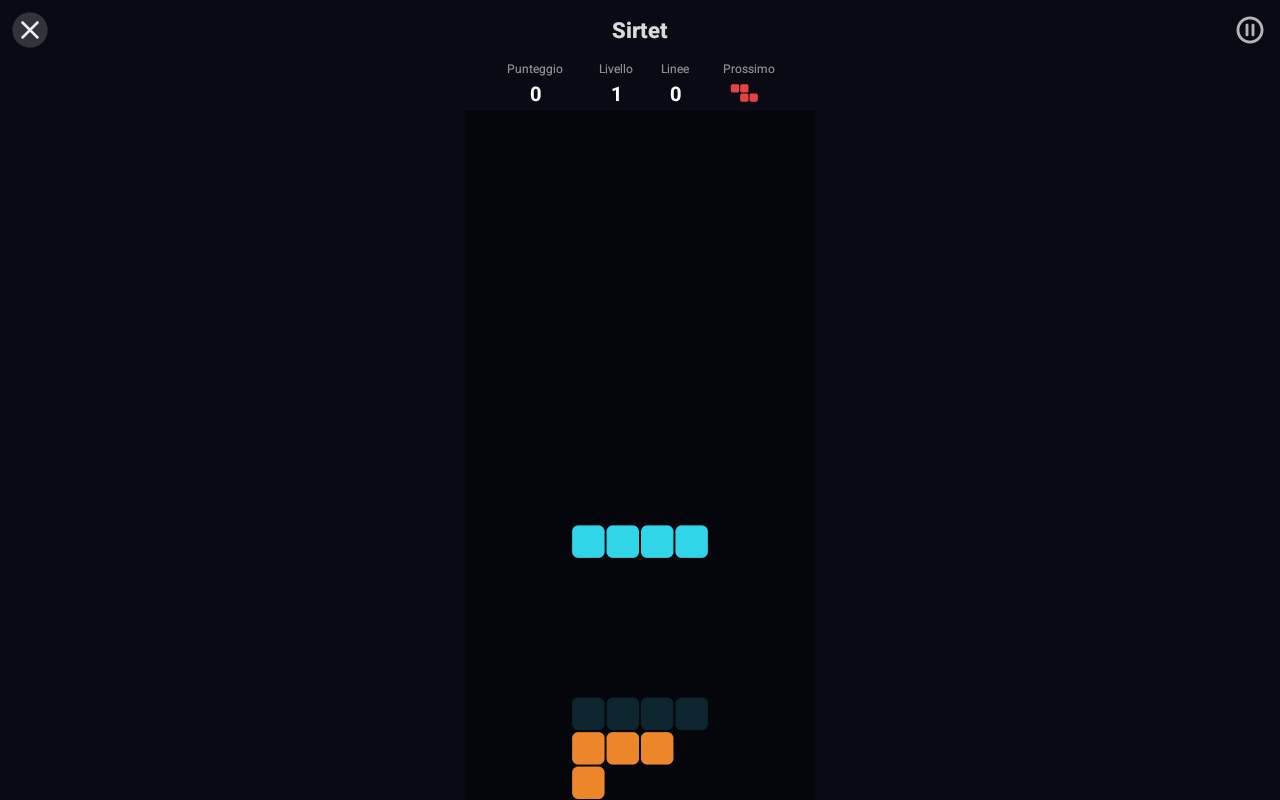 Sirtet — Android (Material) · Tablet