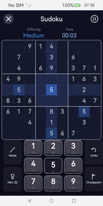Sudoku, HarmonyOS ArkUI