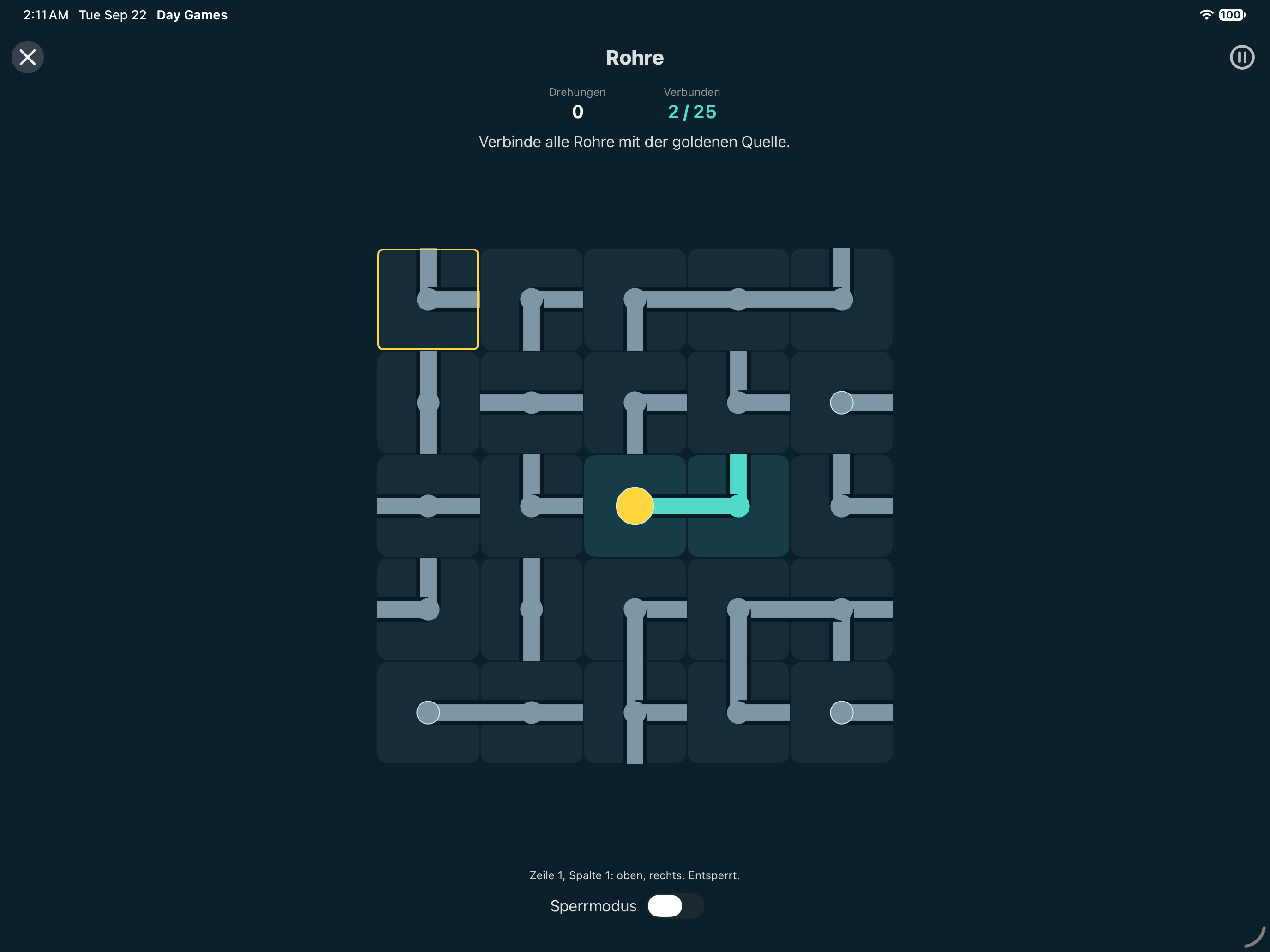 Rohre — iOS (UIKit) · iPad