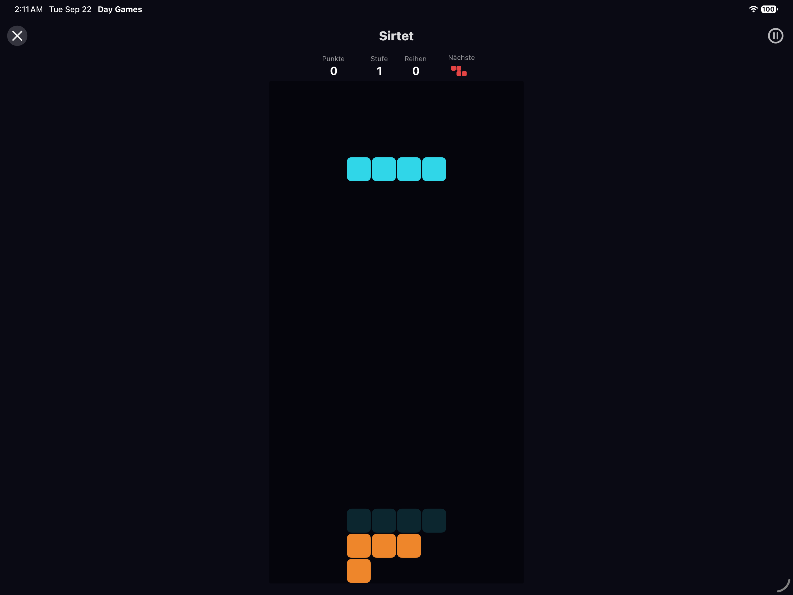 Sirtet — iOS (UIKit) · iPad