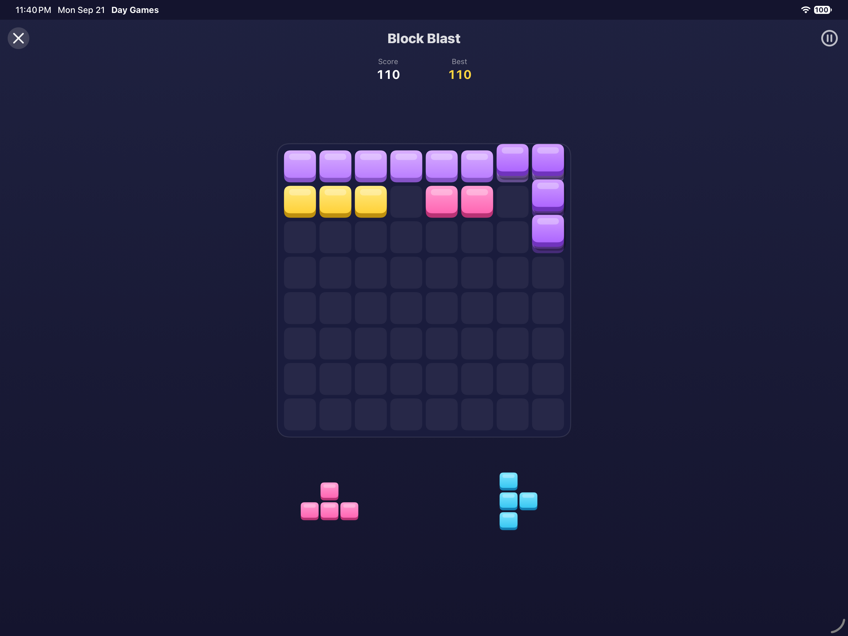 Blockblast Lift, iOS iPad