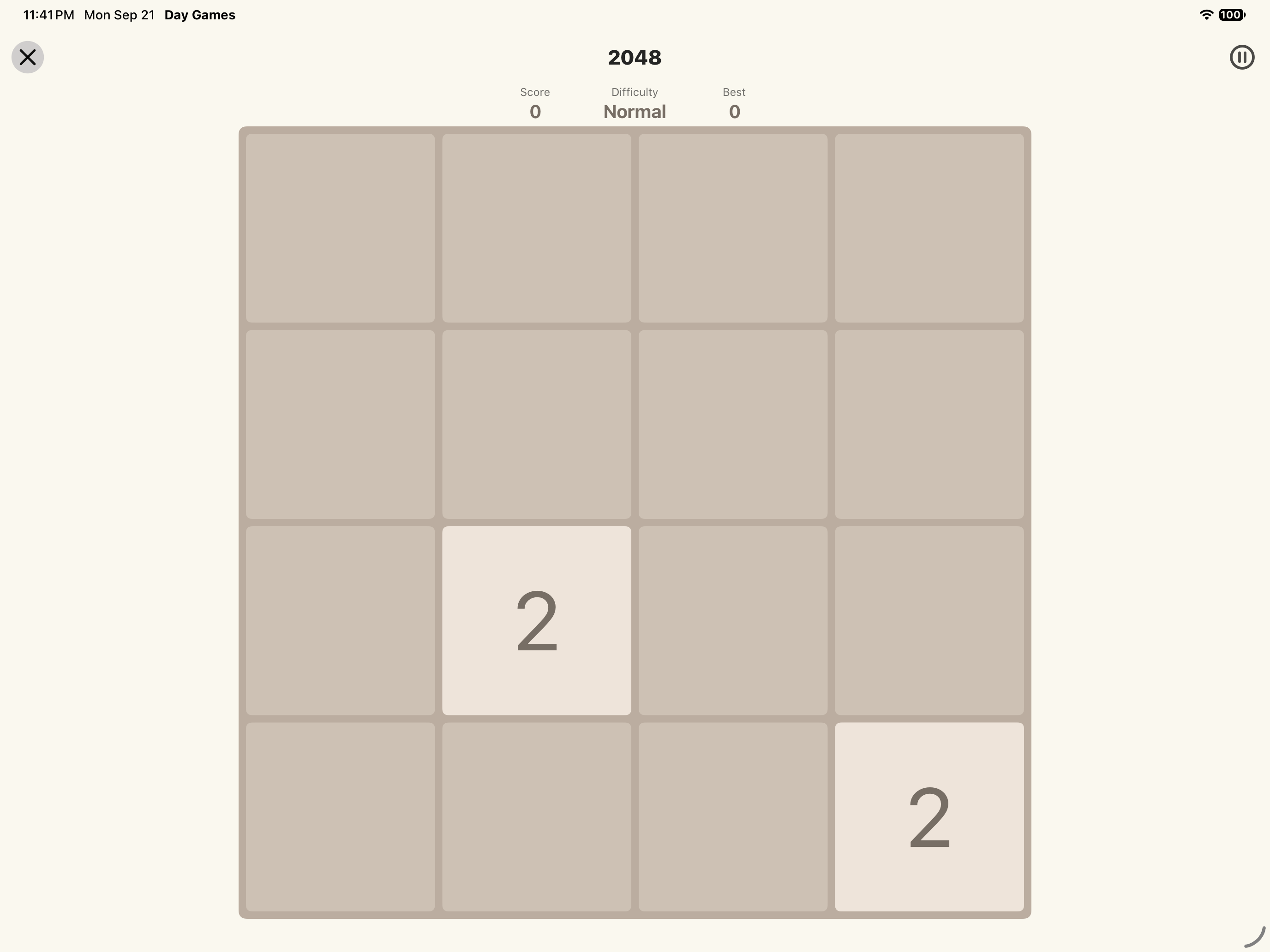 2048, iOS iPad