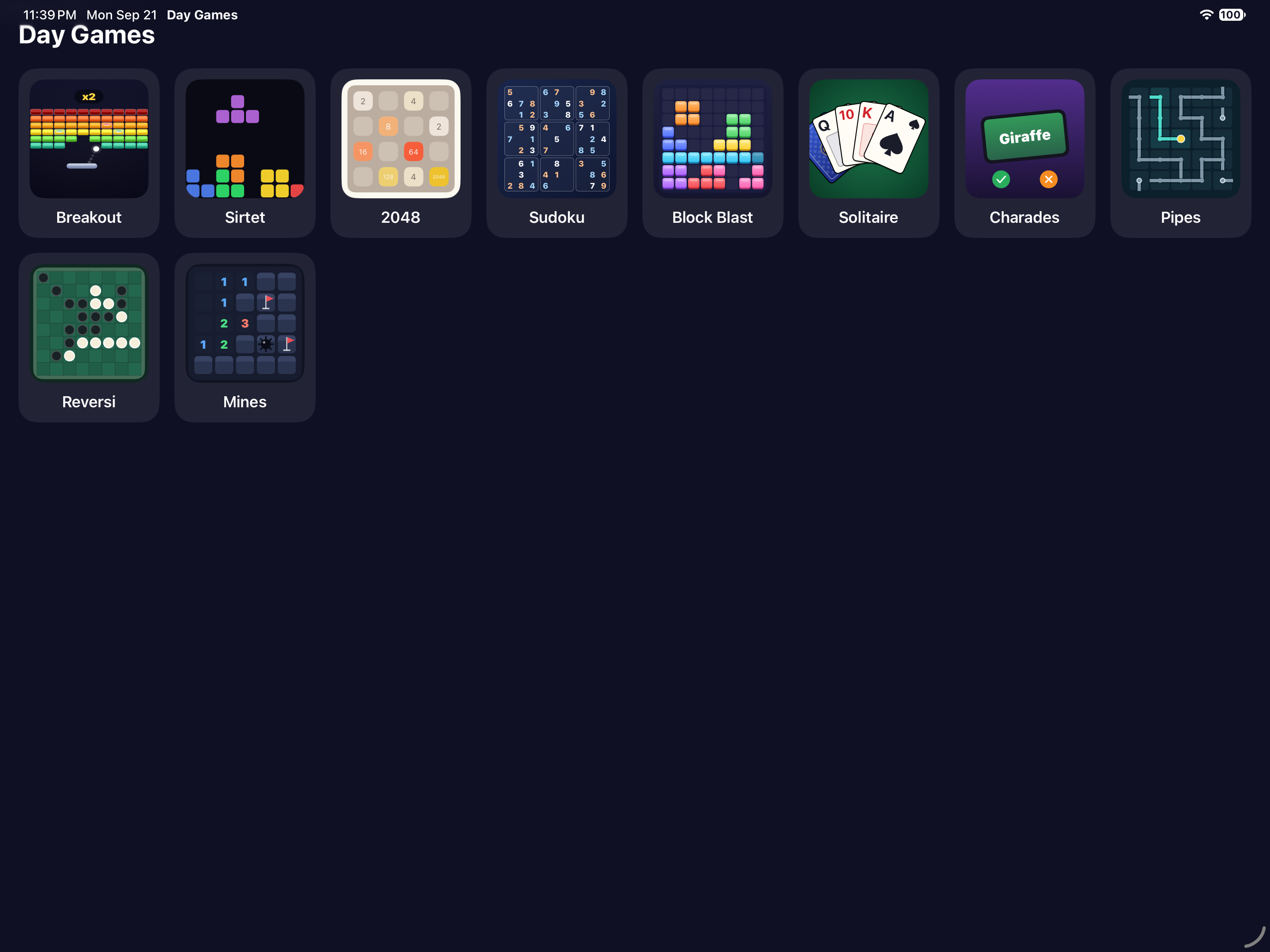 Home, iOS iPad