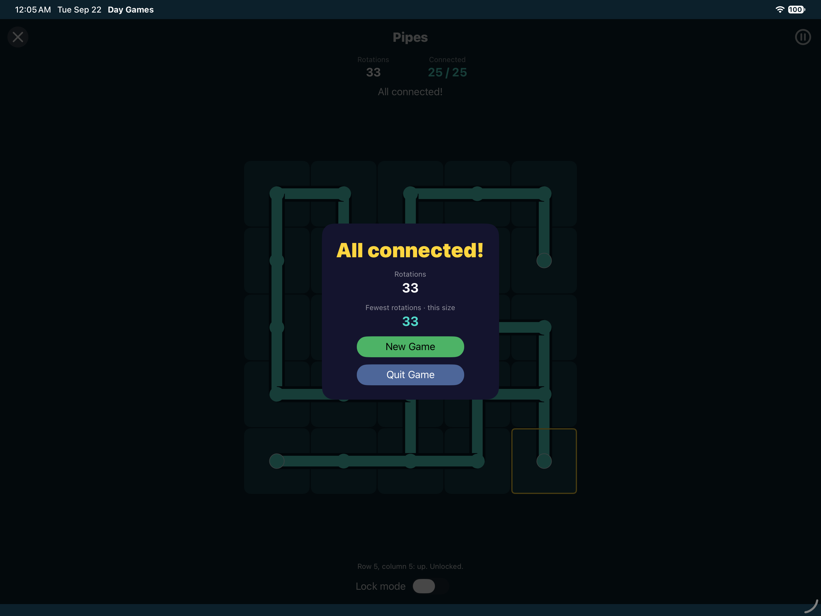 Pipes Complete, iOS iPad