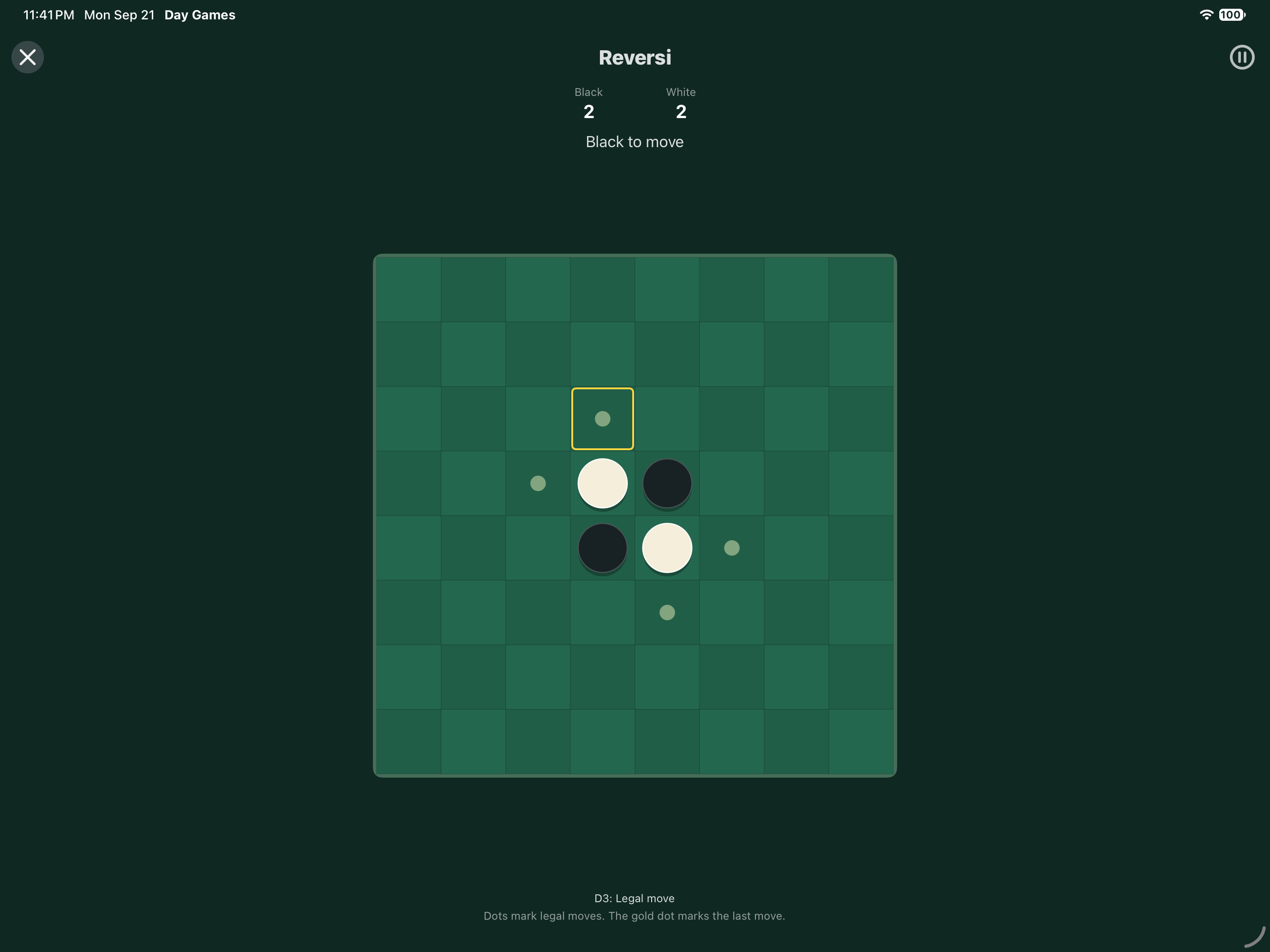 Reversi, iOS iPad
