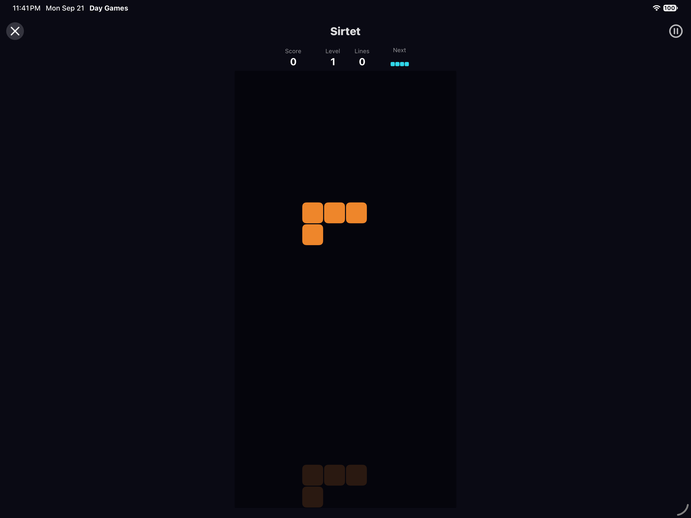 Sirtet, iOS iPad