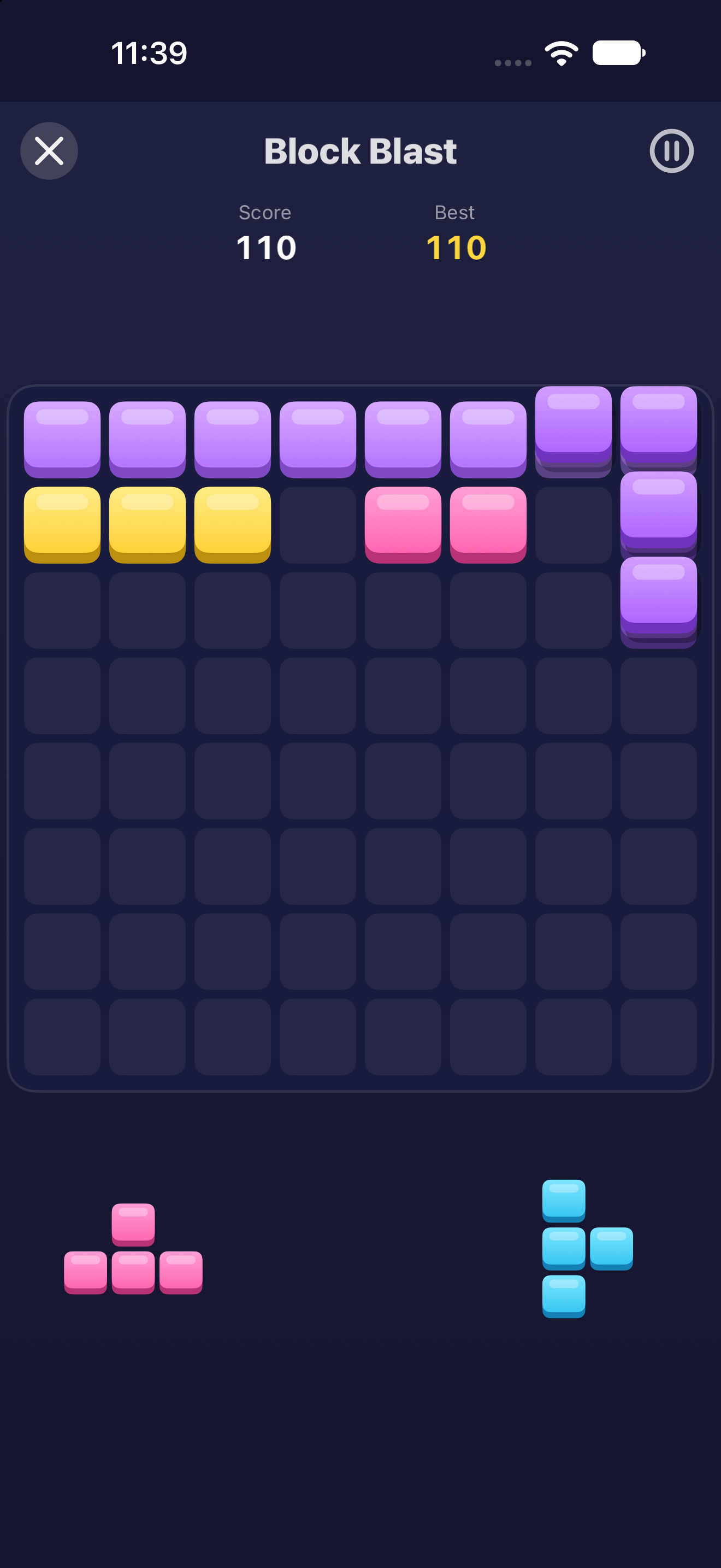 Blockblast Lift, iOS UIKit