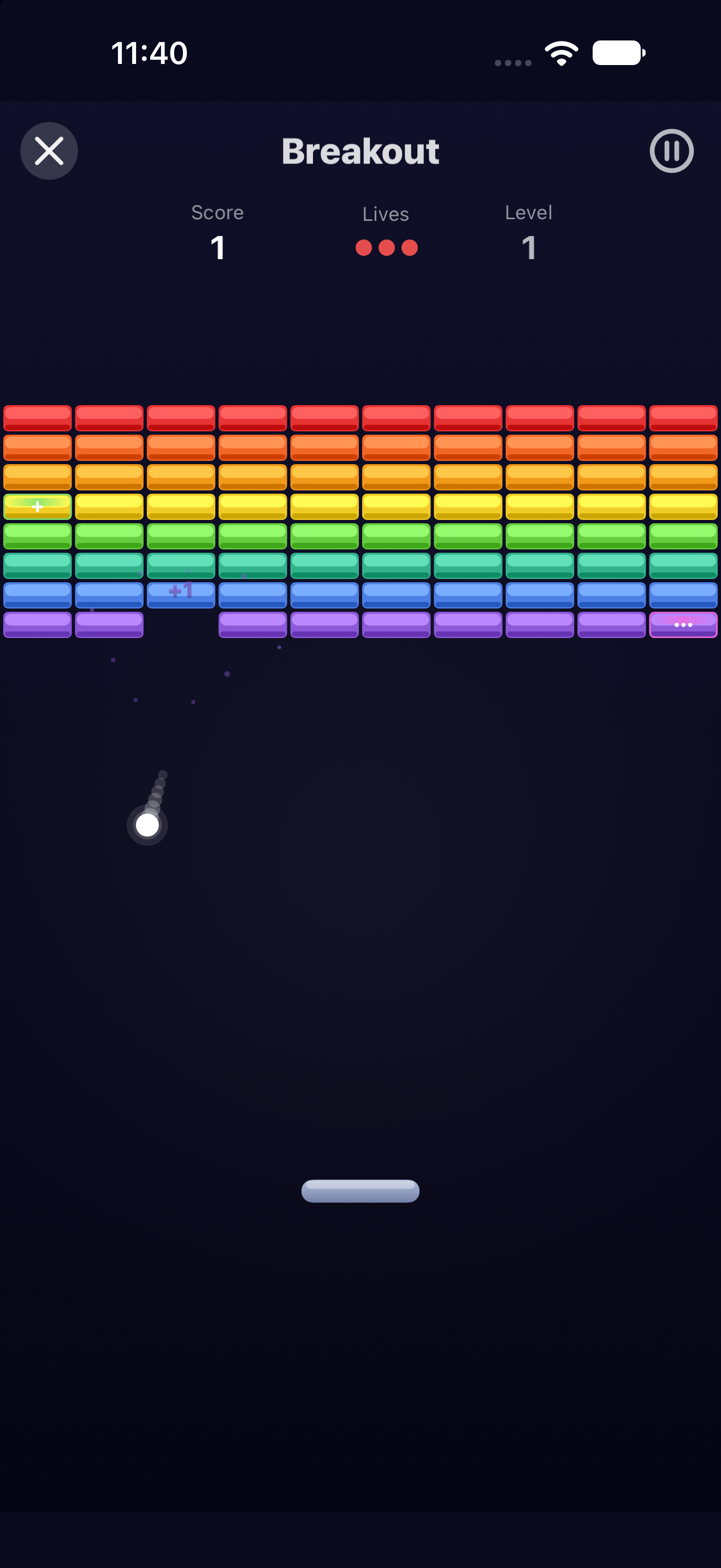 Breakout, iOS UIKit