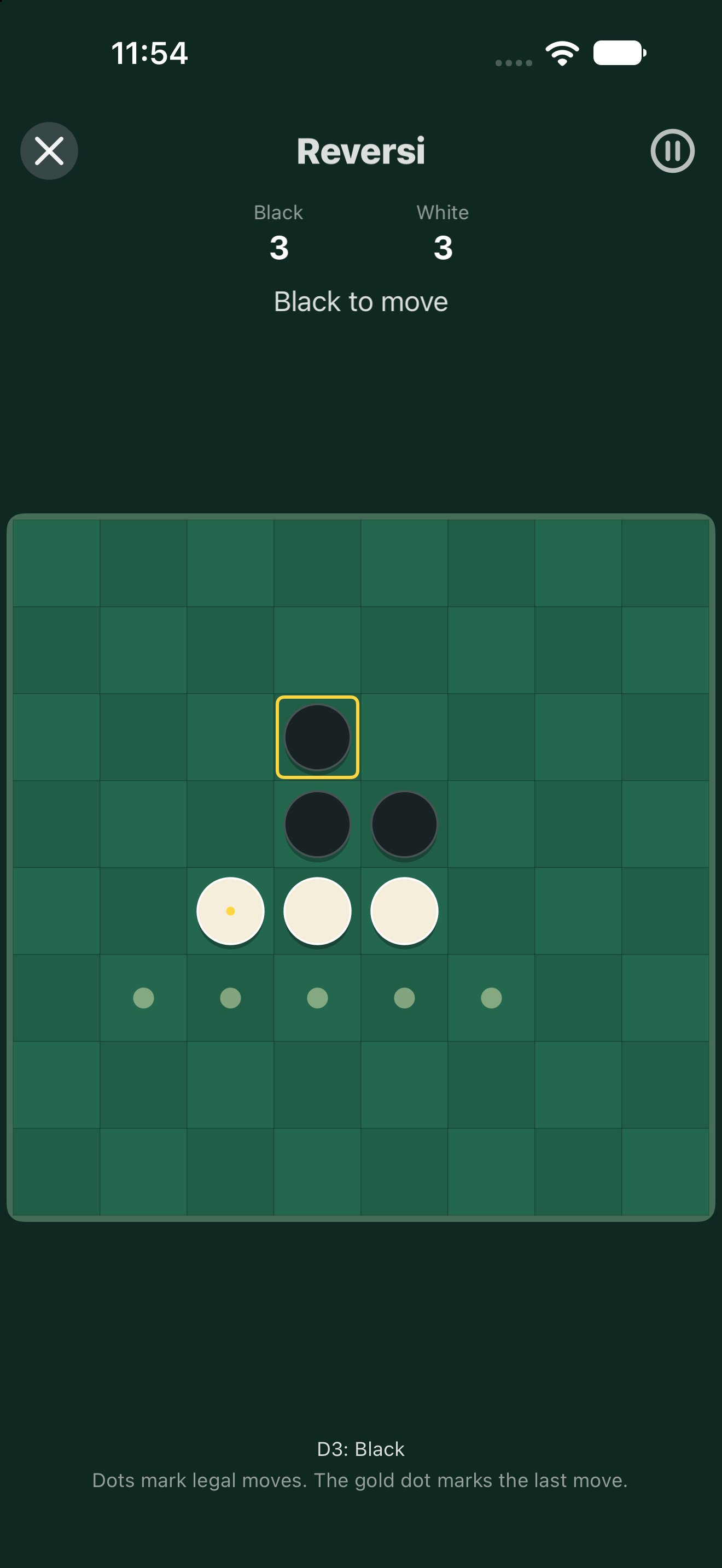 Reversi Computer, iOS UIKit