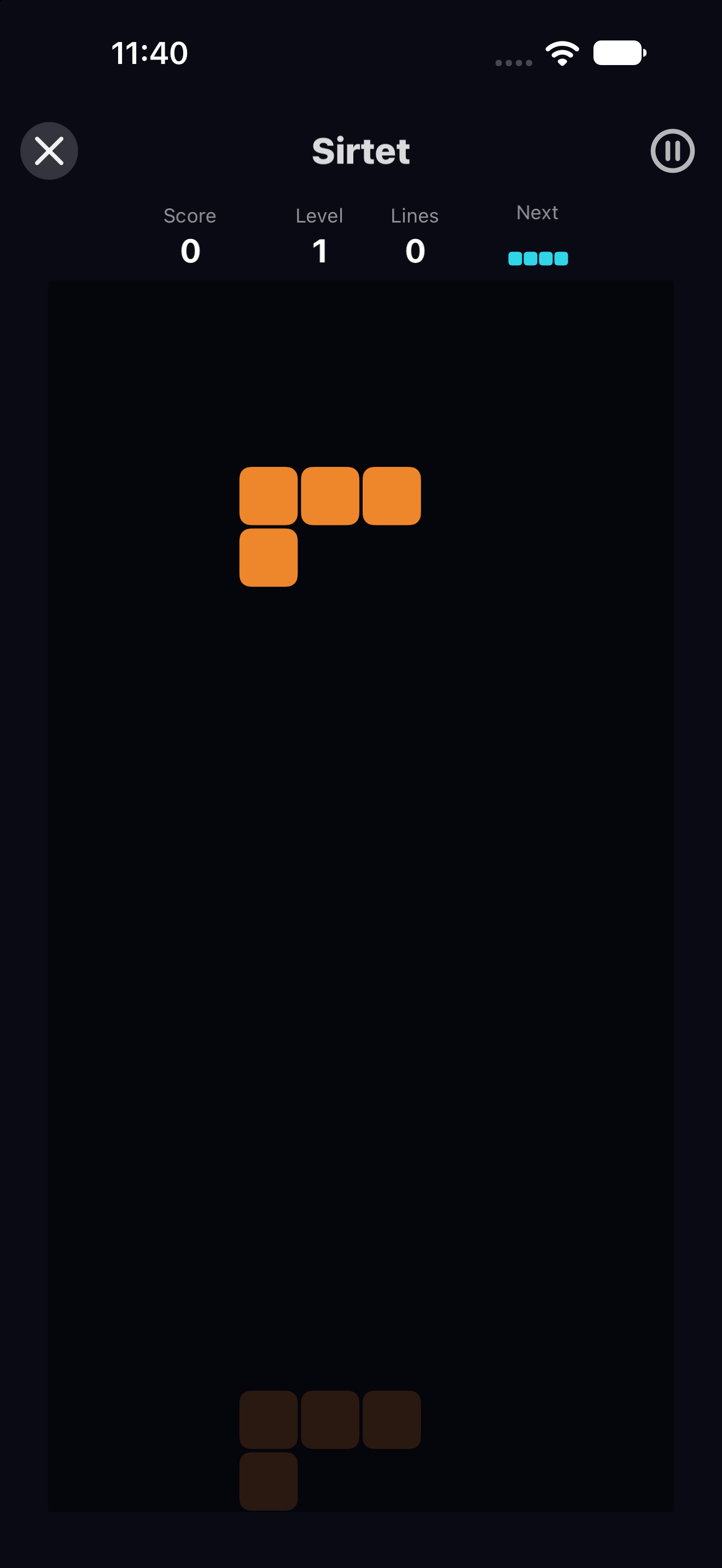 Sirtet, iOS UIKit