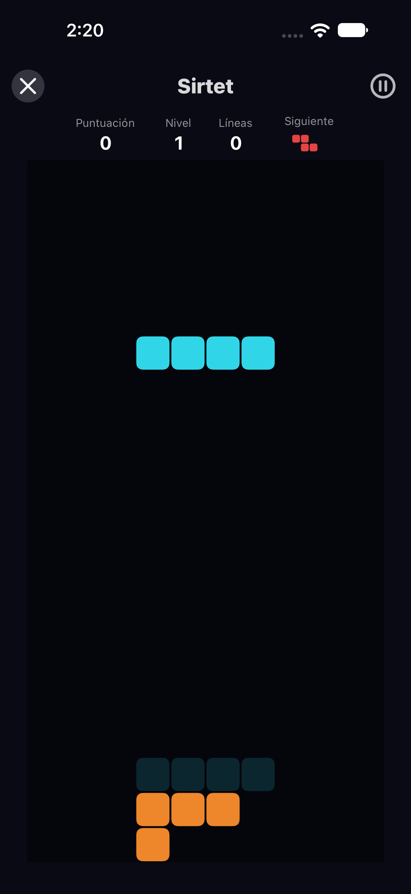 Sirtet — iOS (UIKit) · iPhone
