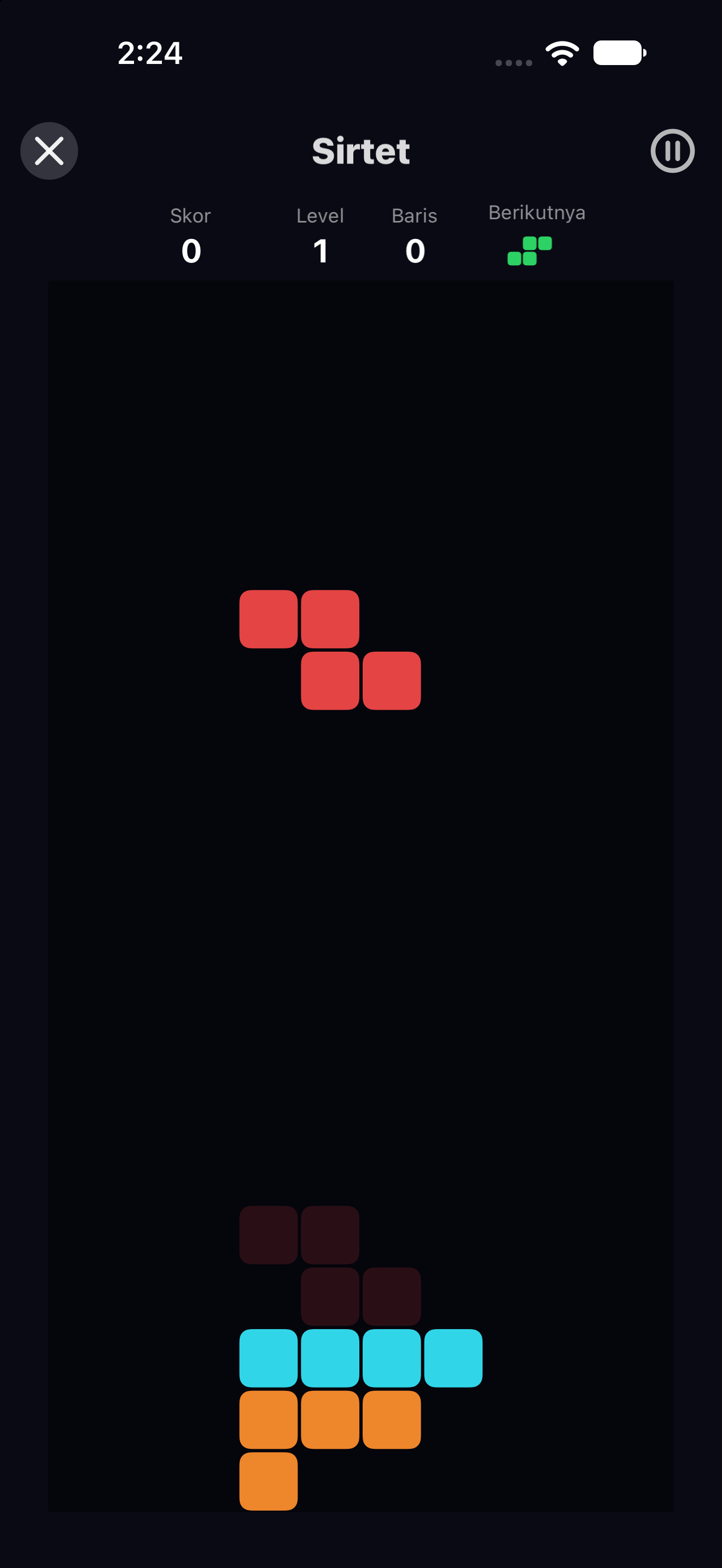 Sirtet — iOS (UIKit) · iPhone