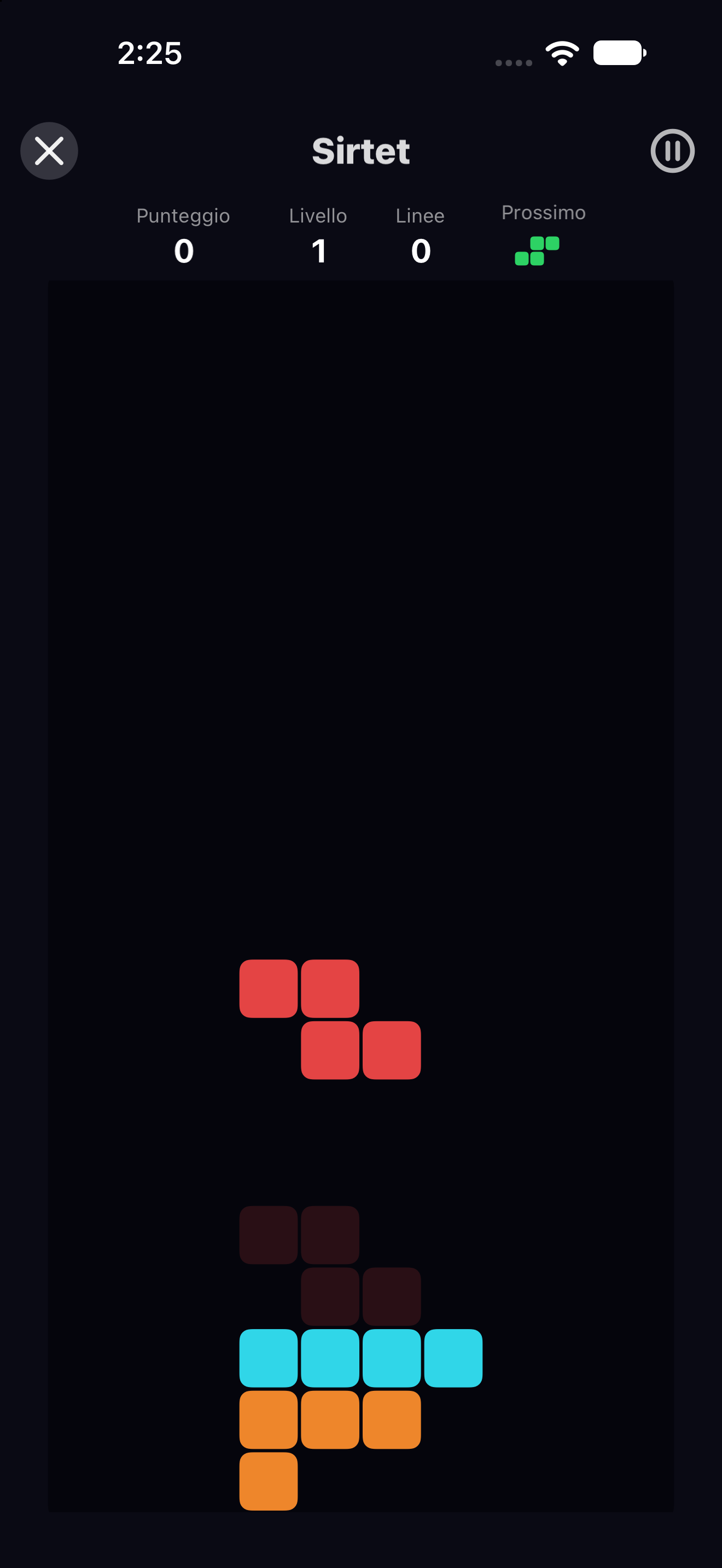 Sirtet — iOS (UIKit) · iPhone