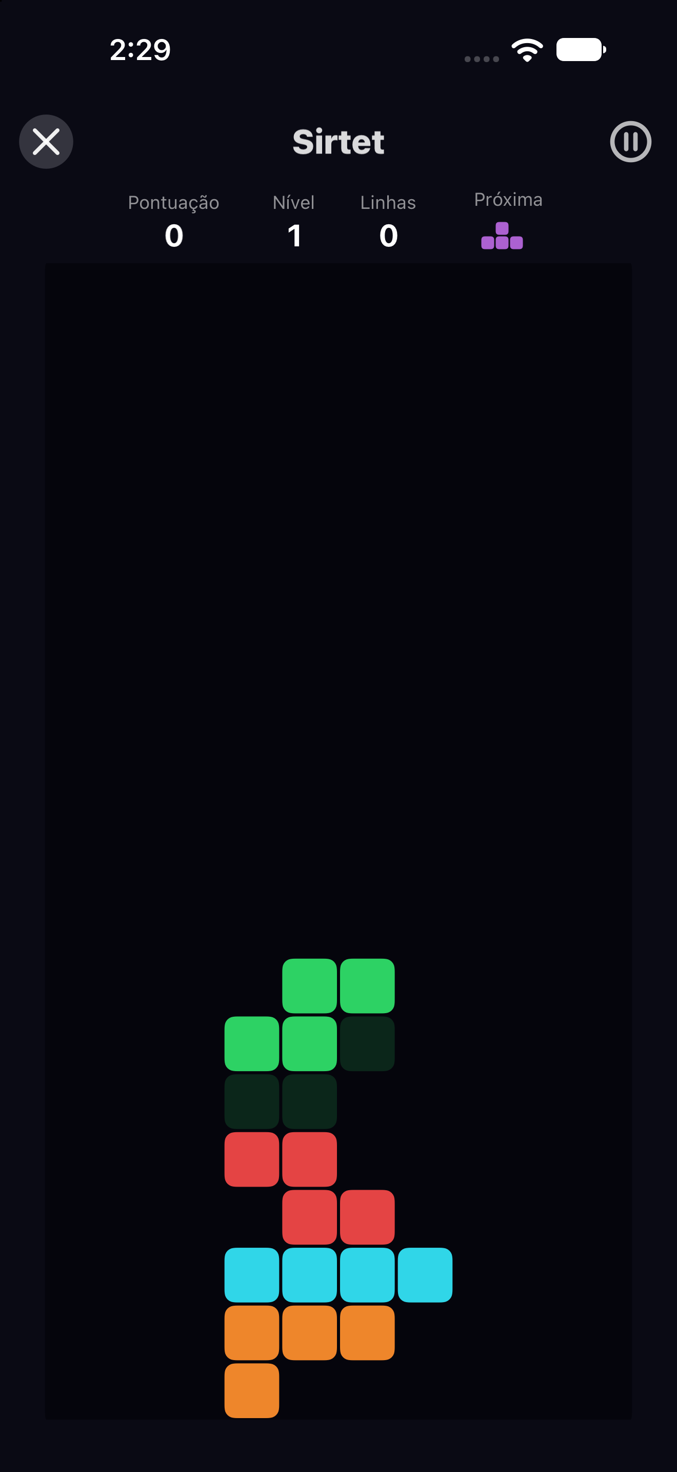 Sirtet — iOS (UIKit) · iPhone