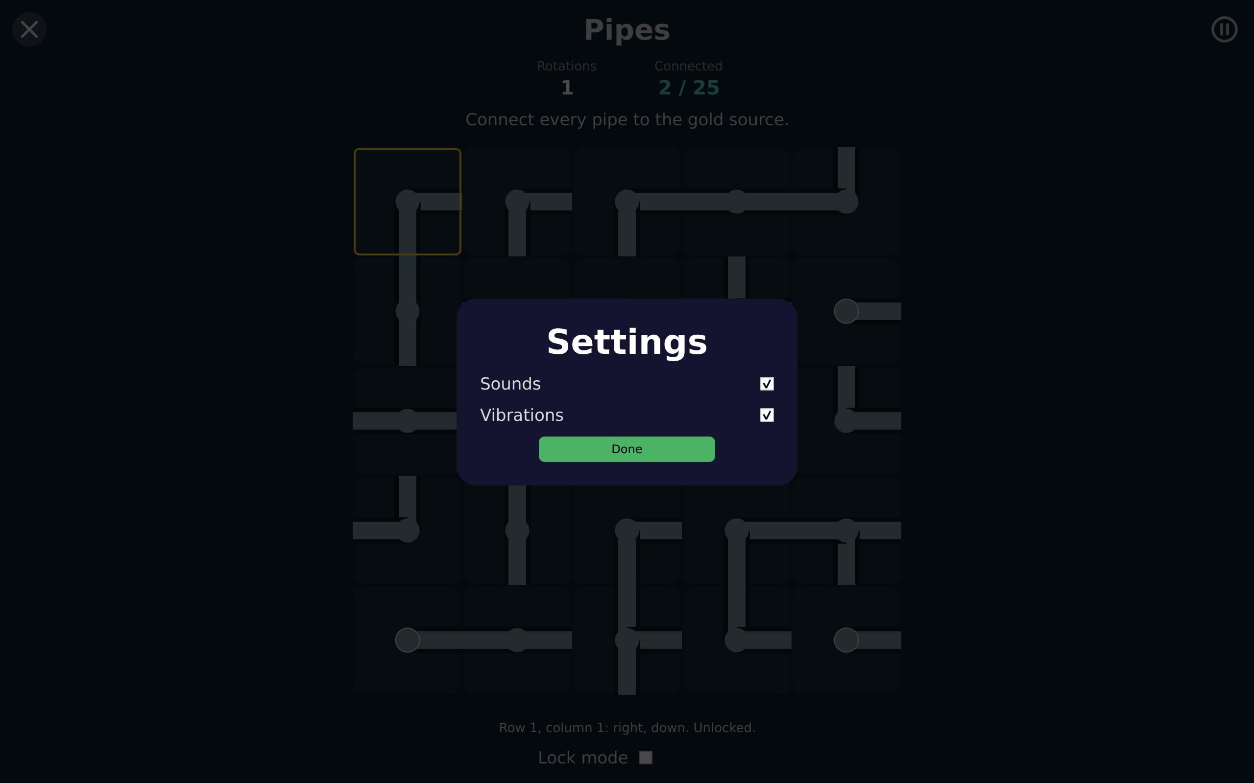Pipes Settings, Linux Qt 6