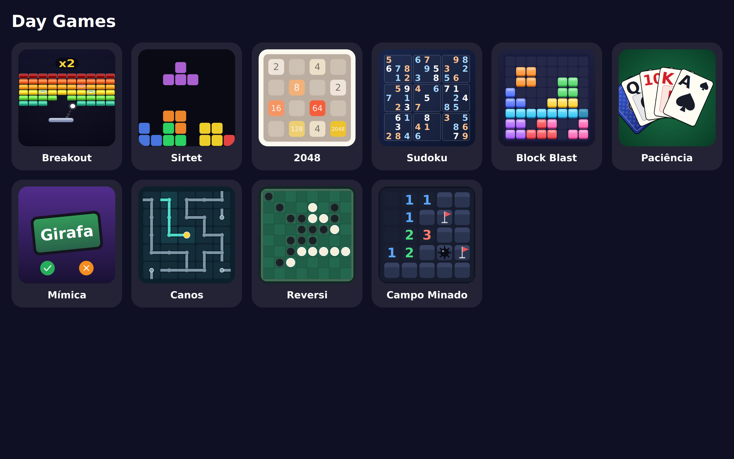 Day Games screenshot 1 (pt-BR)