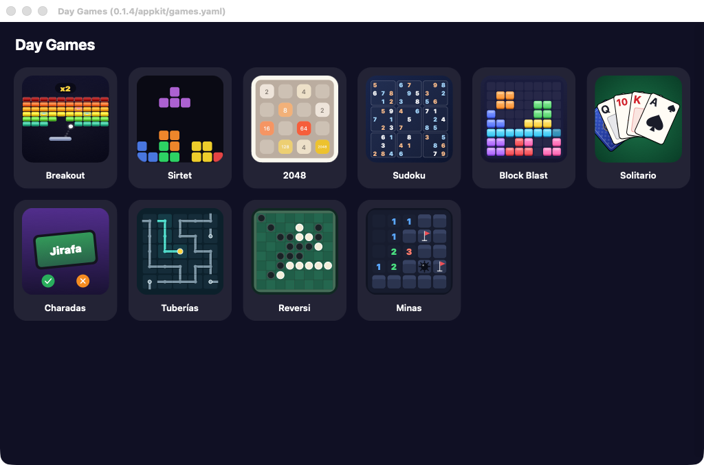 Day Games screenshot 1 (es)