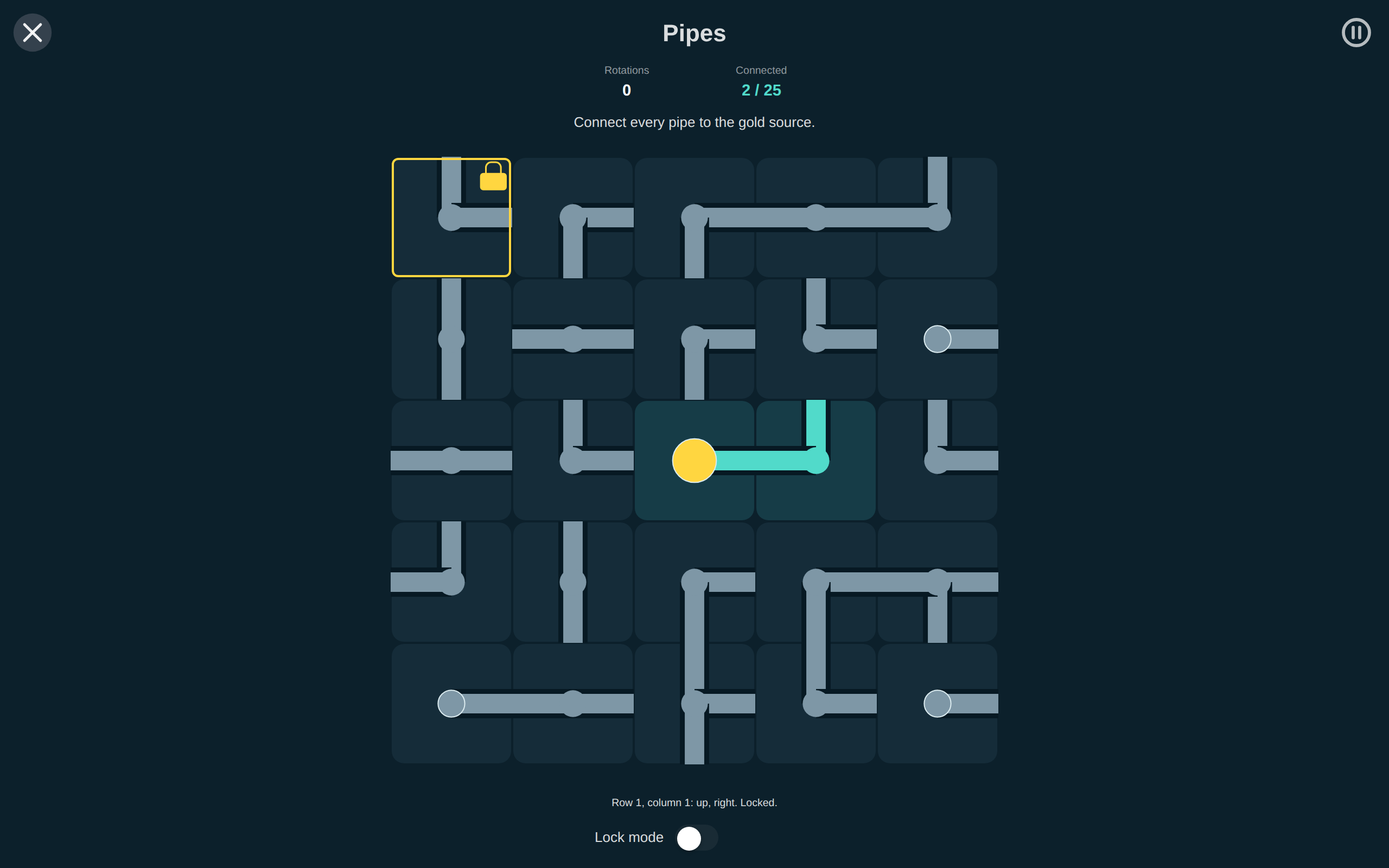 Pipes Locked, Web Web DOM