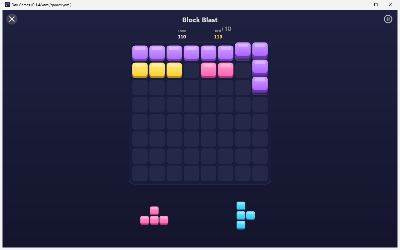 Blockblast Lift, Windows XAML