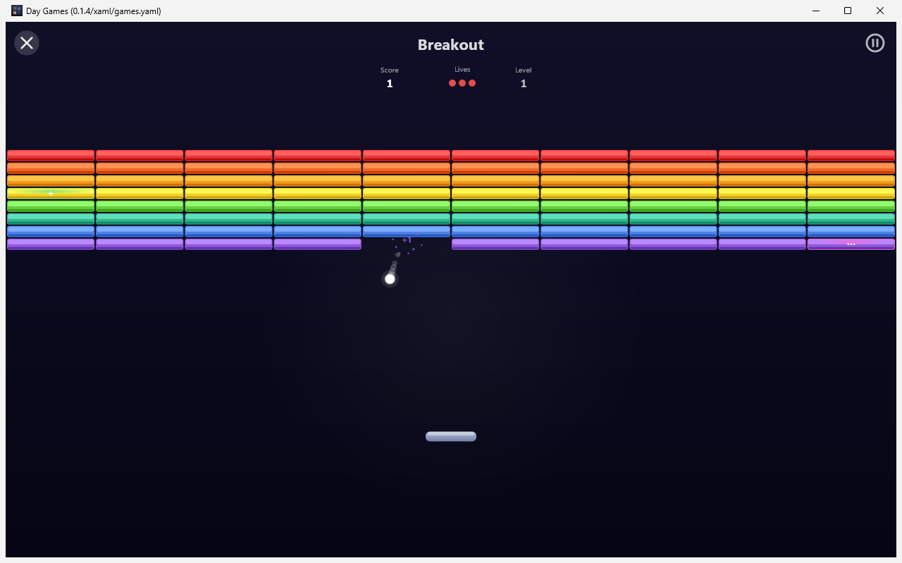Breakout, Windows XAML