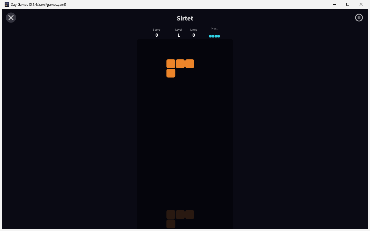 Sirtet, Windows XAML