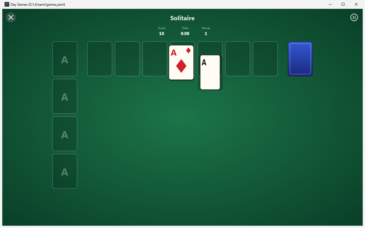 Solitaire Flight, Windows XAML
