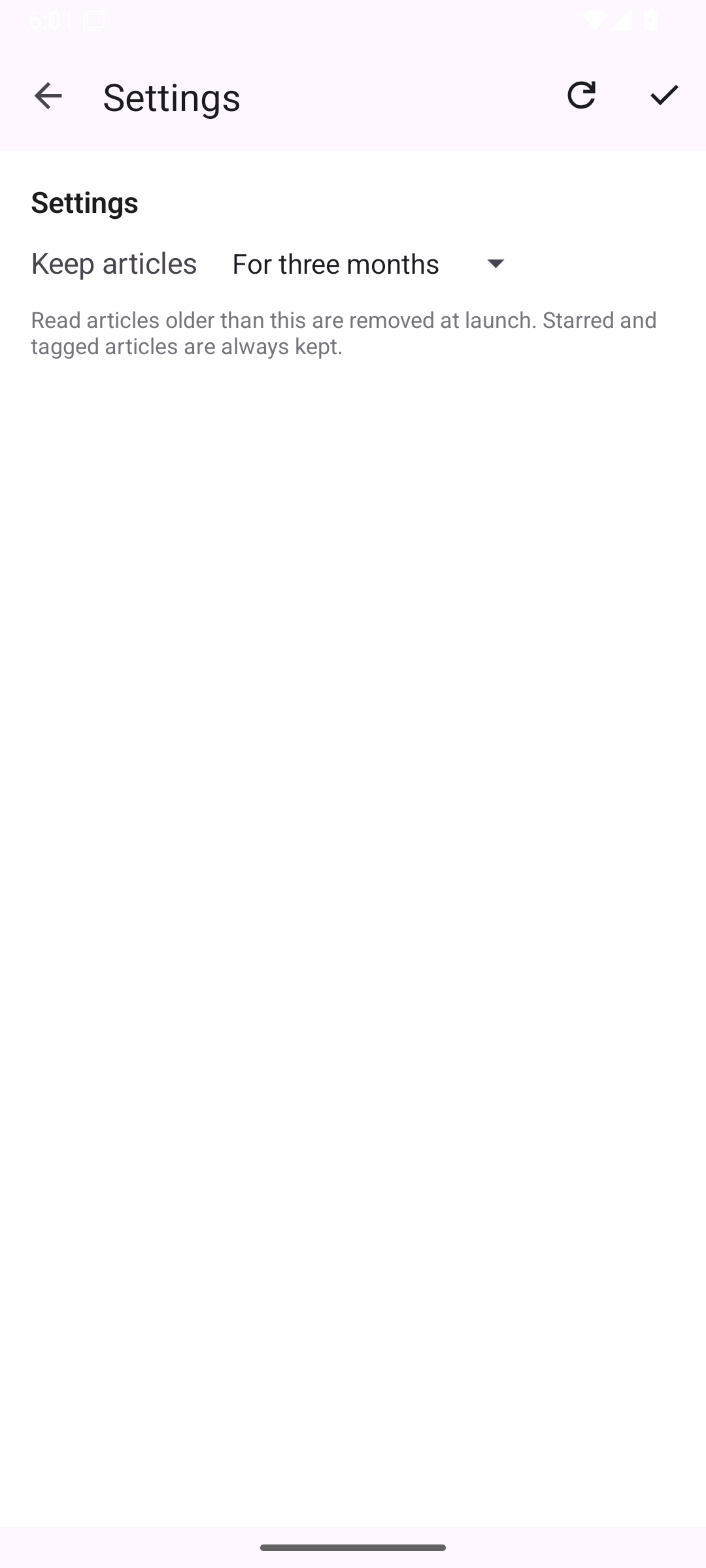 Settings — Android (Material) · Phone