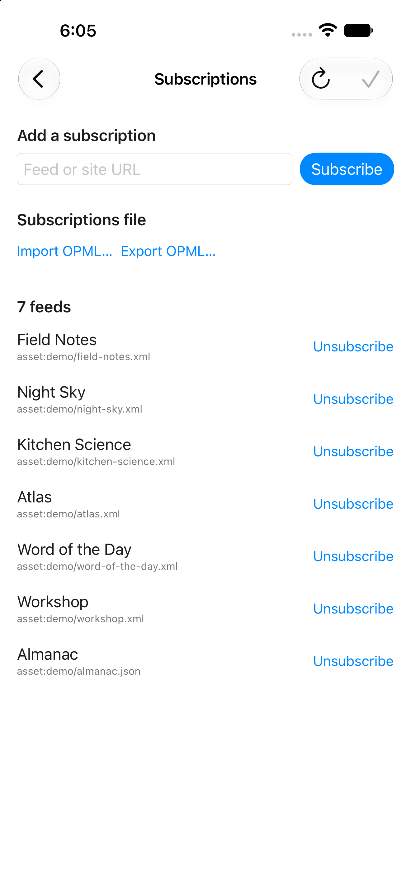Subscriptions — iOS (UIKit) · iPhone
