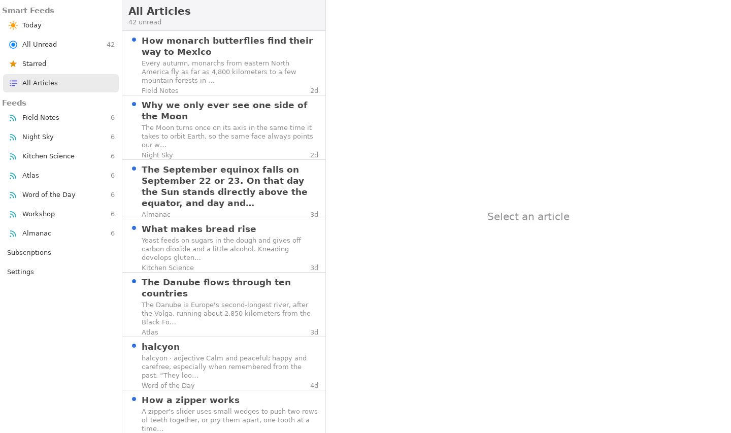 Timeline — Linux (GTK 4 / GNOME)