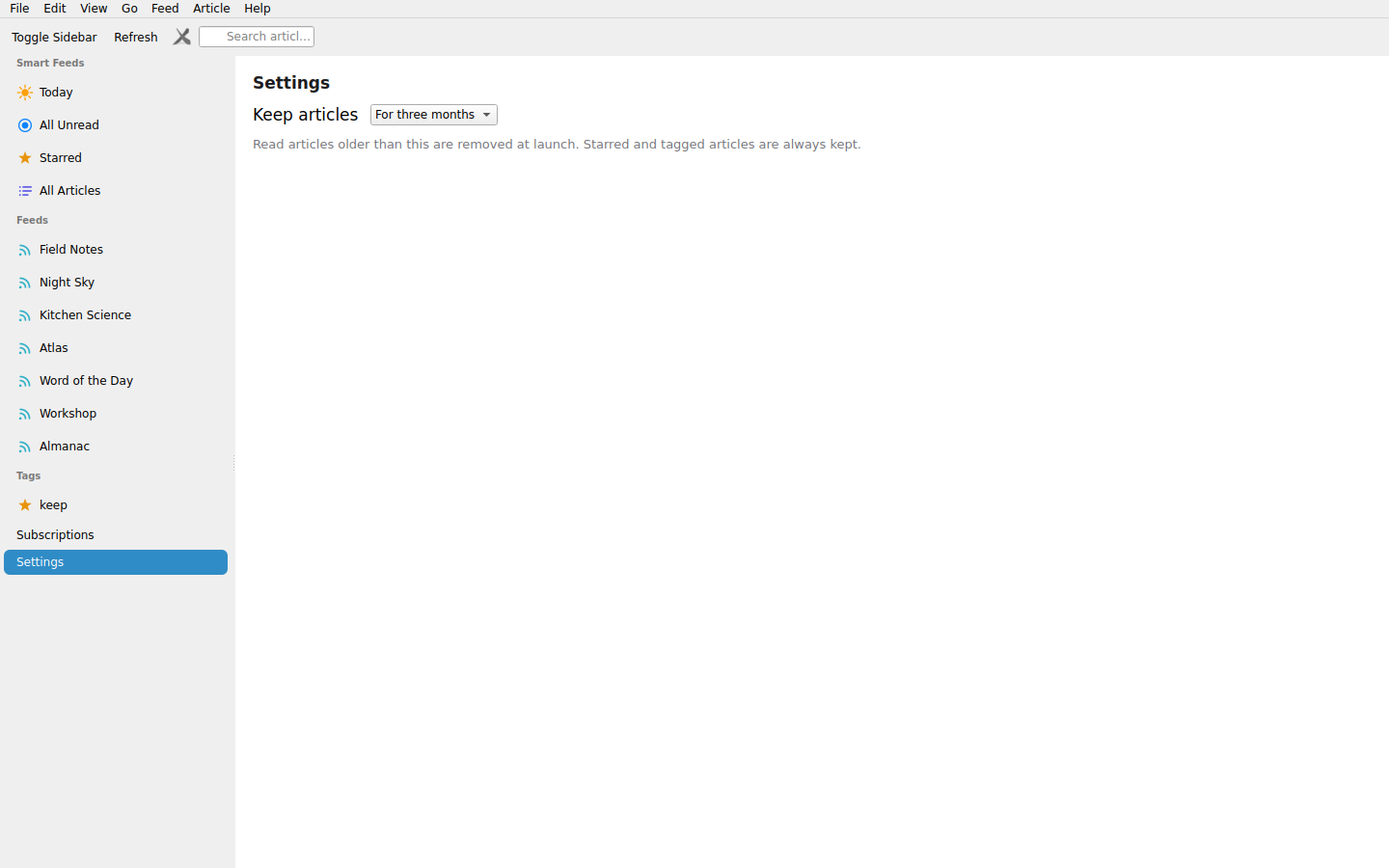 Settings — Linux (Qt 6 / KDE)