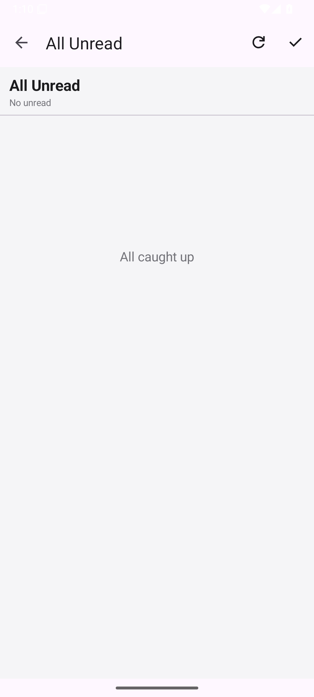 Timeline · all read, Android Android