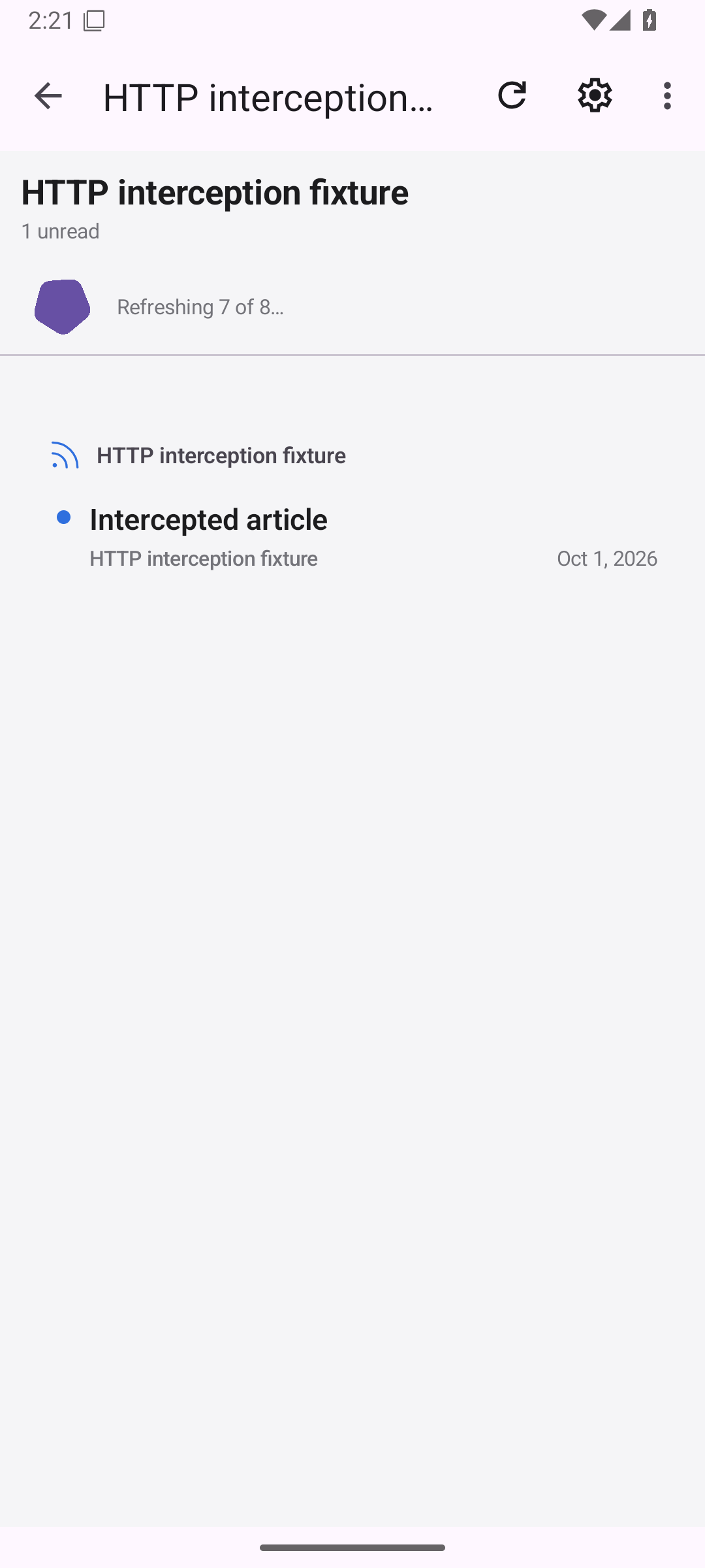 Http Interception, Android Android
