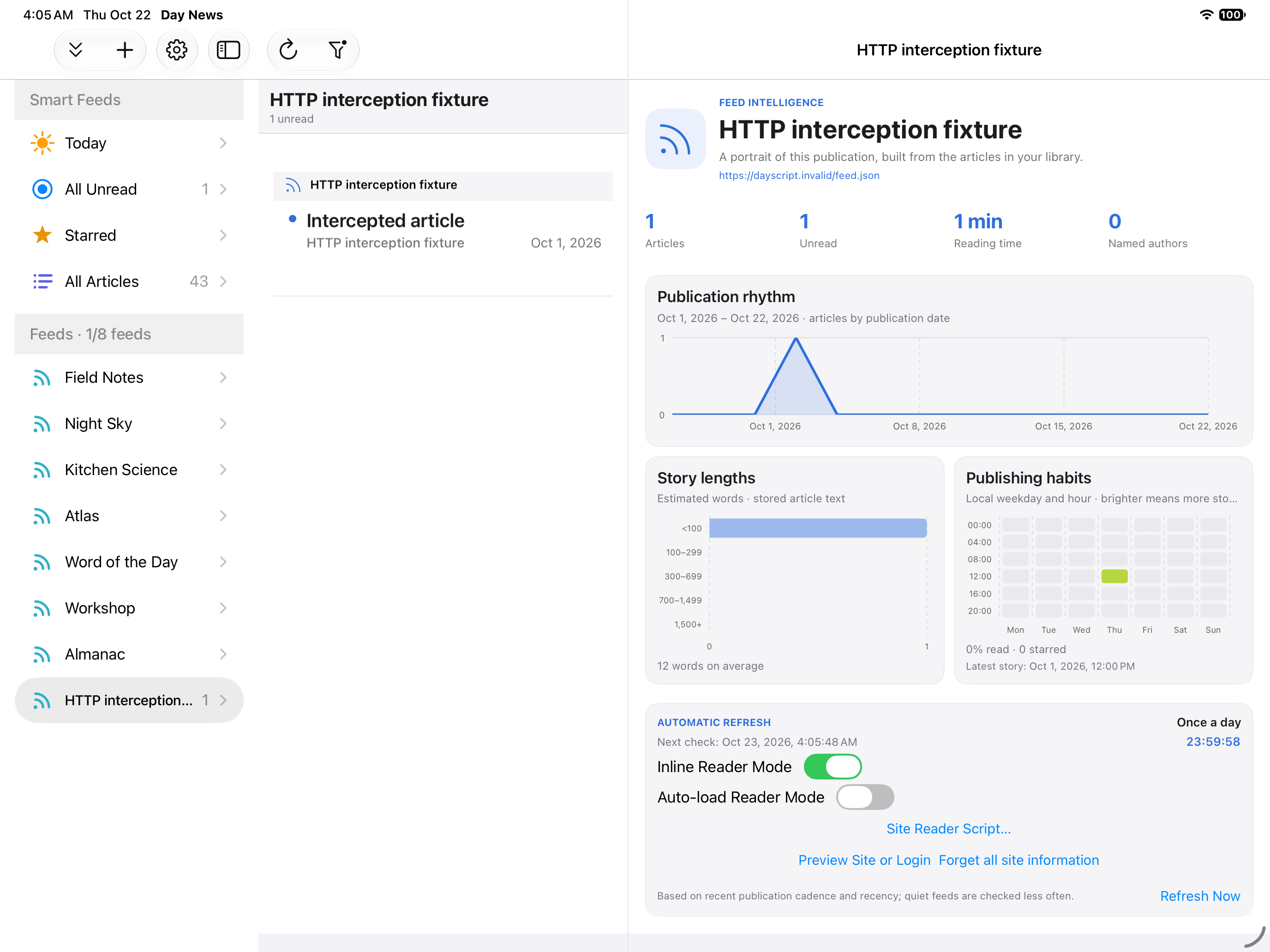 Http Interception, iOS iPad