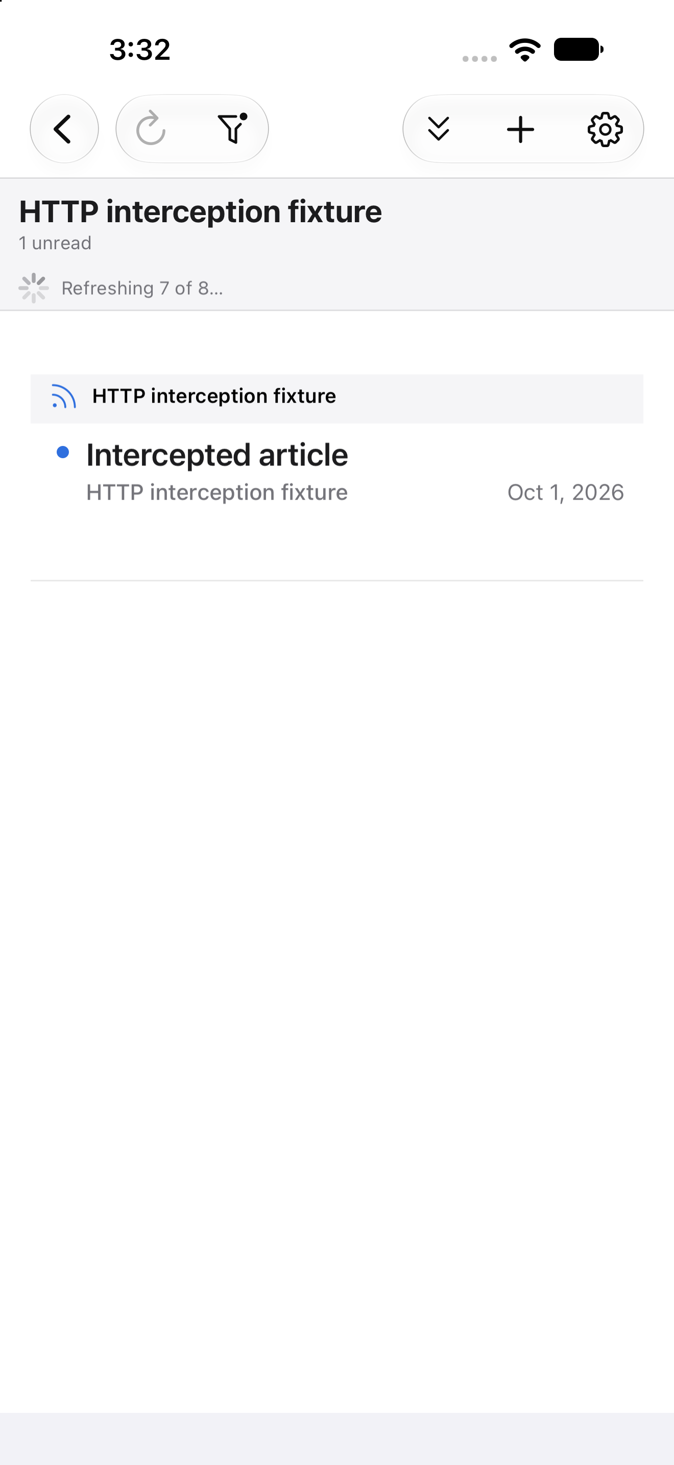 Http Interception, iOS UIKit