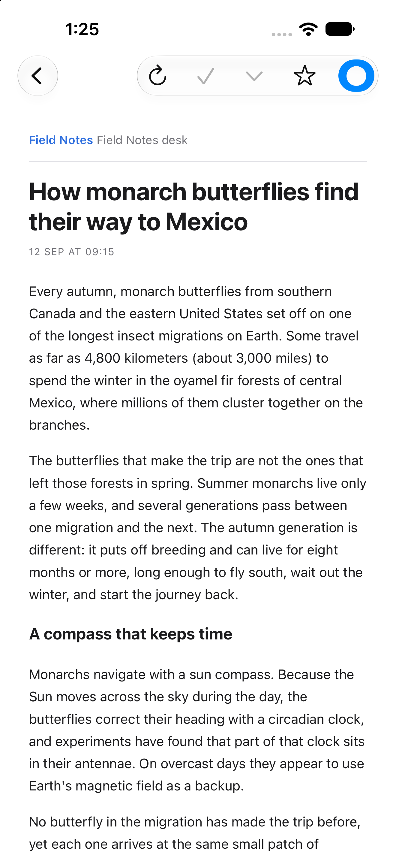 Timeline · scoped to a tag, iOS UIKit