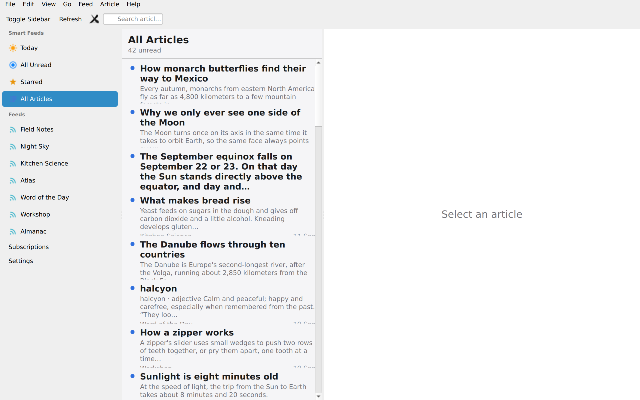 Timeline, Linux Qt 6