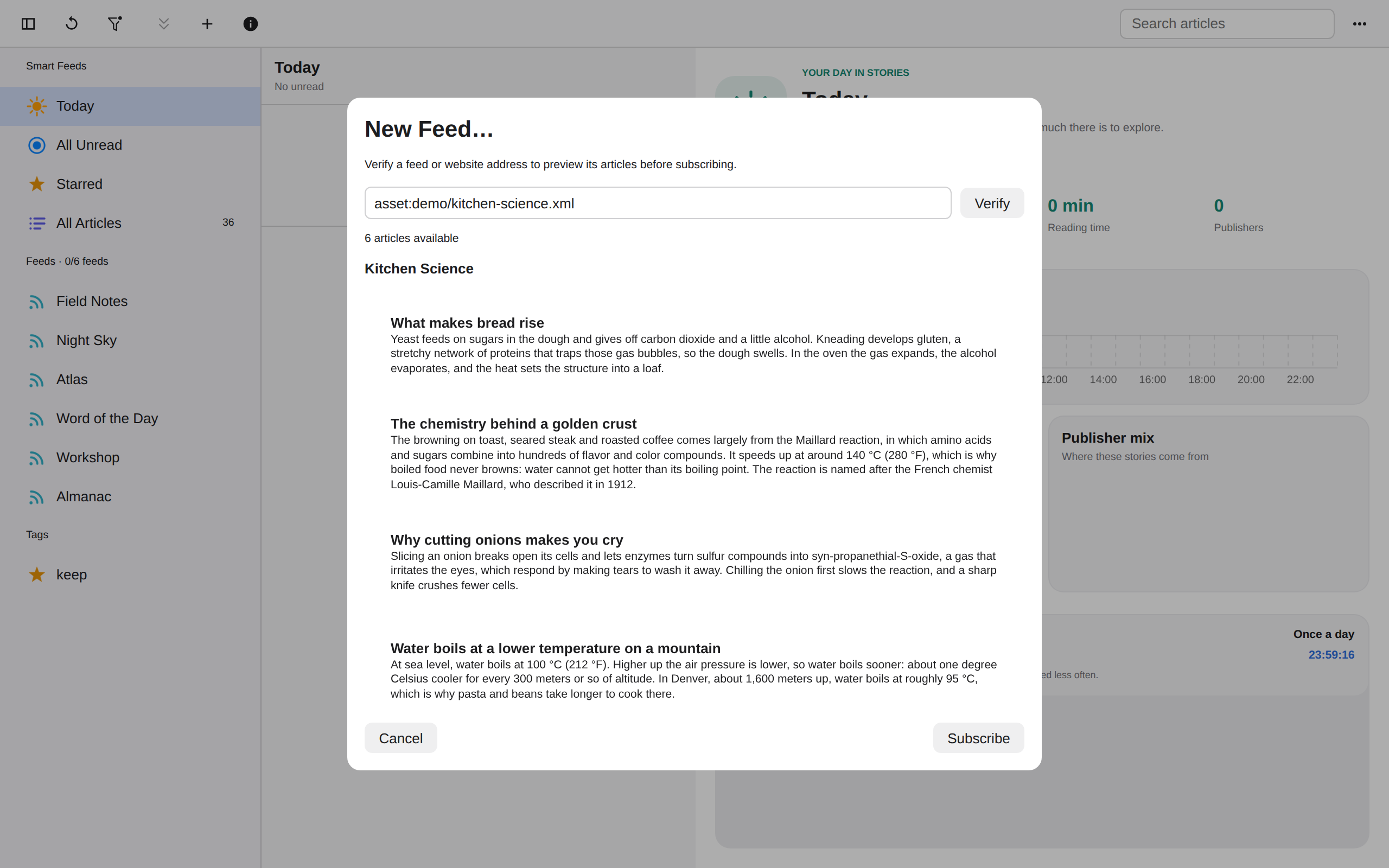 Subscription Preview, Web Web DOM