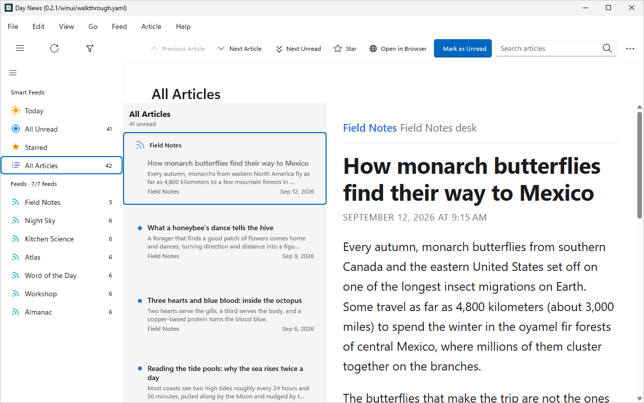 Article, Windows WinUI 3