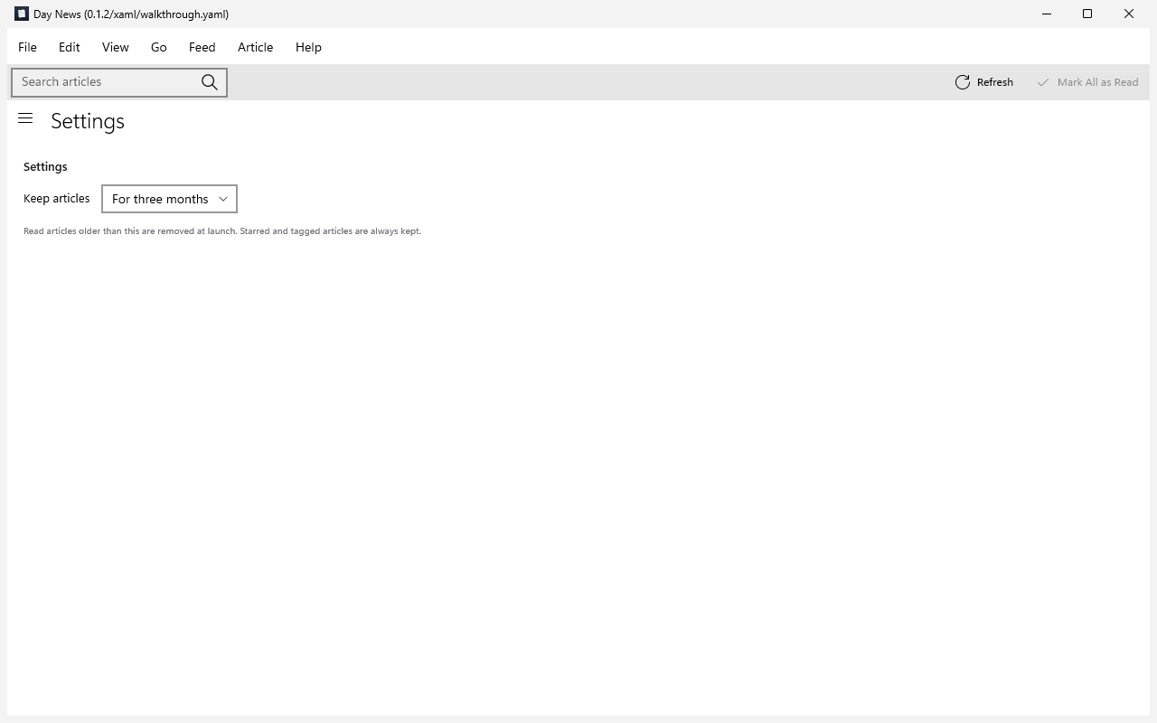 Sidebar hidden, Windows XAML