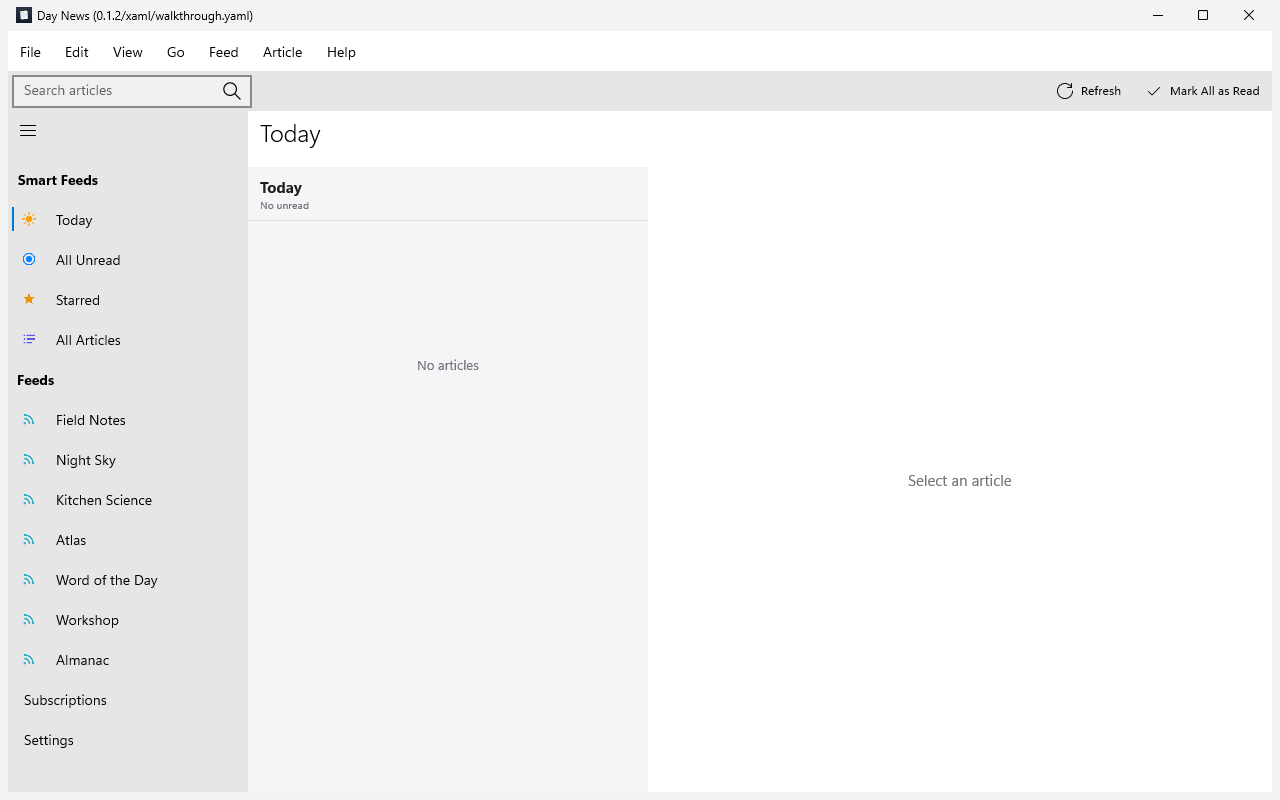 Sidebar, Windows XAML